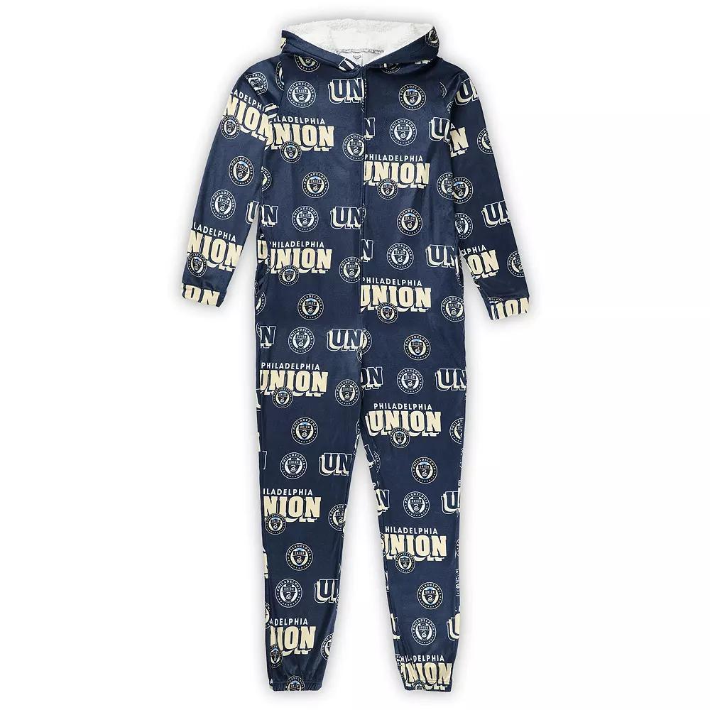 Men's Concepts Sport Navy Philadelphia Union Roadway Union Full-Zip Hoodie Suit, Size: Large, Uni Blue Product Image