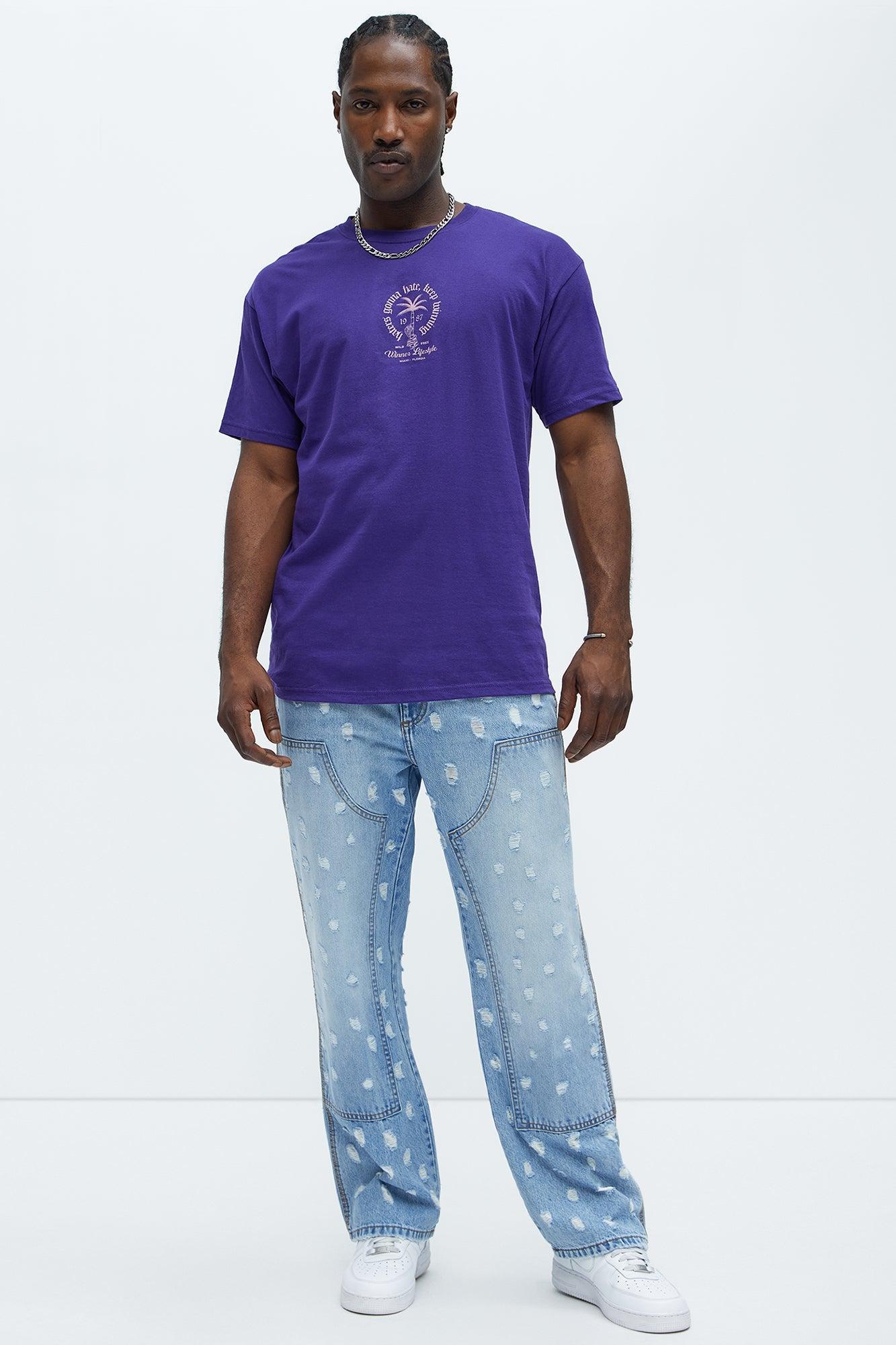 Winners Lifestyle Short Sleeve Tee - Purple Product Image