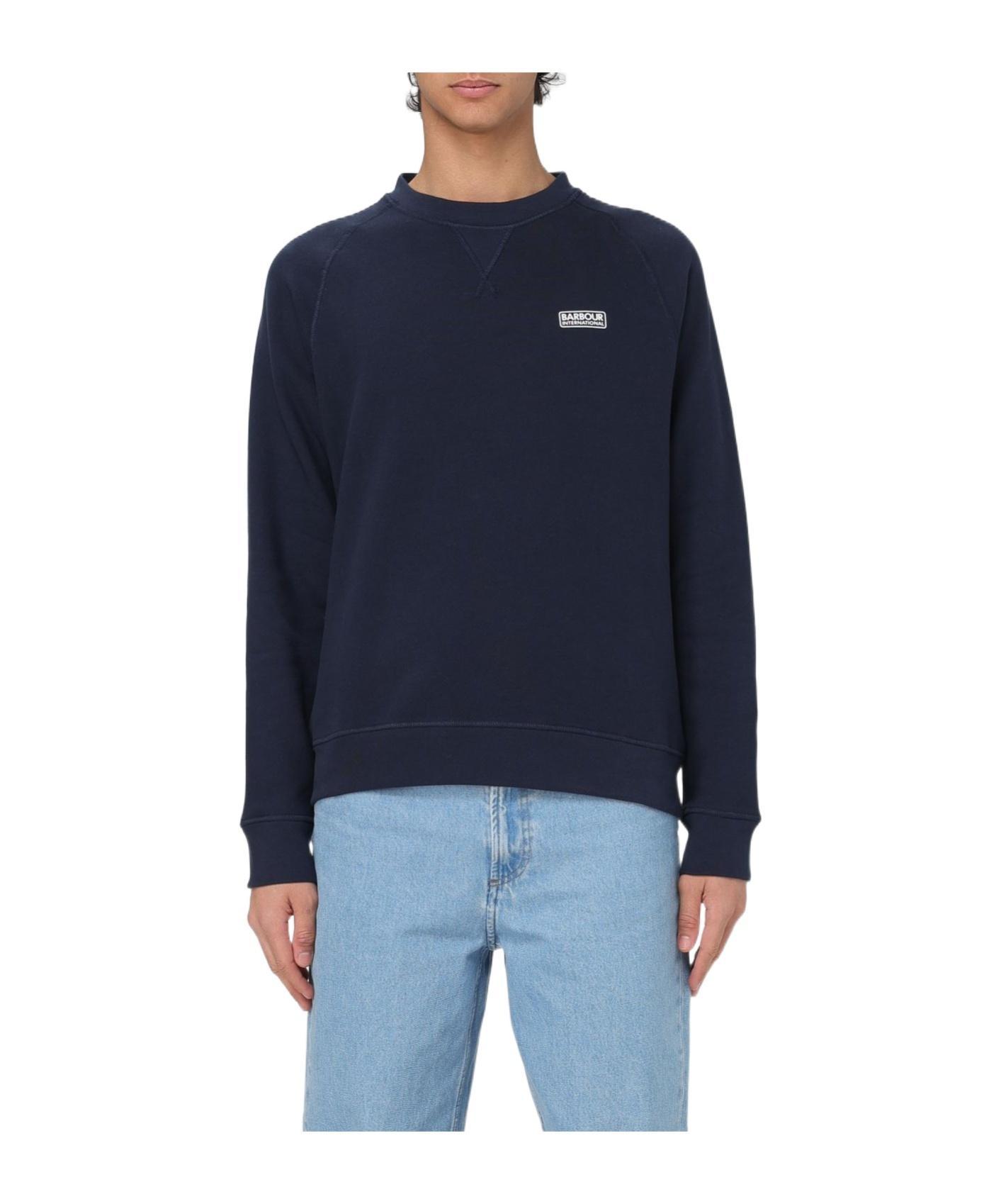 BARBOUR Long-sleeved Sweater In Black Product Image