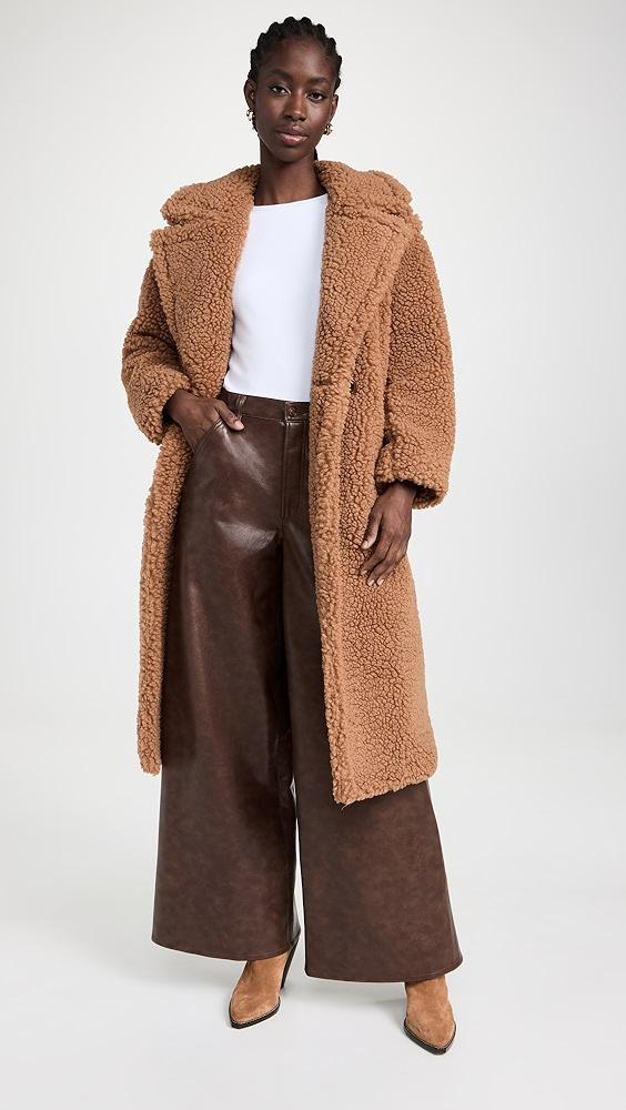 UGG Gertrude Long Teddy Coat | Shopbop Product Image