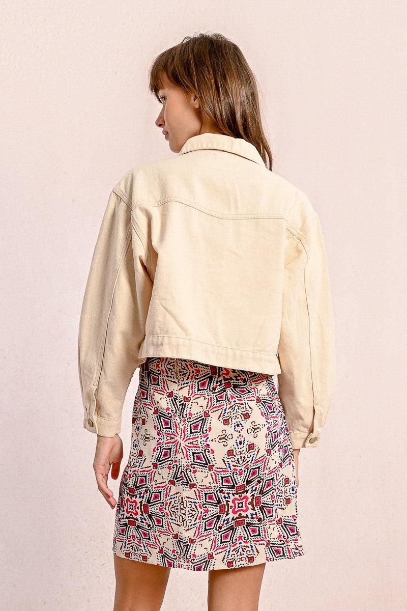 SHORT DENIM JACKET Product Image