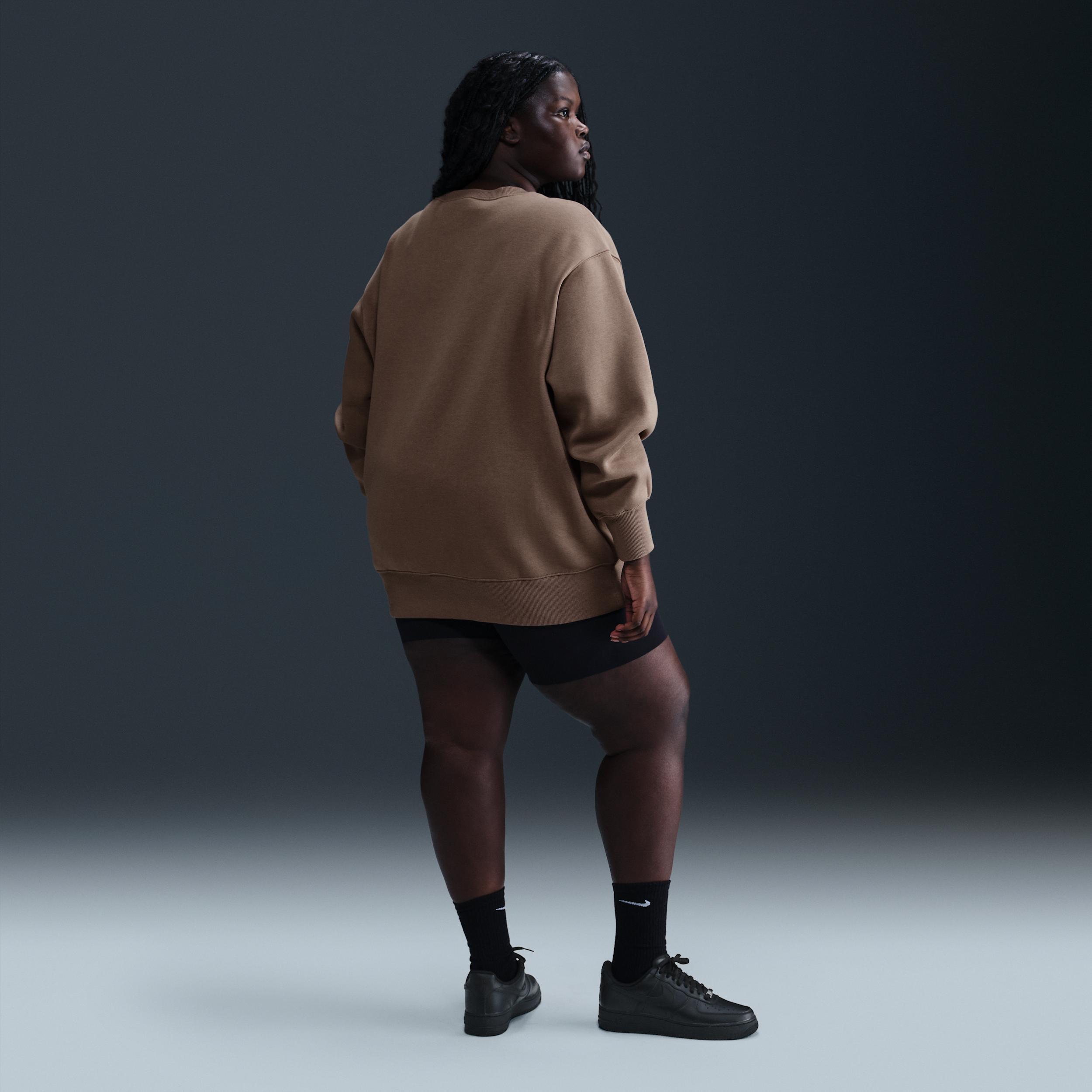 Nike Sportswear Phoenix Fleece Women's Oversized Crew-Neck Sweatshirt (Plus Size) Product Image