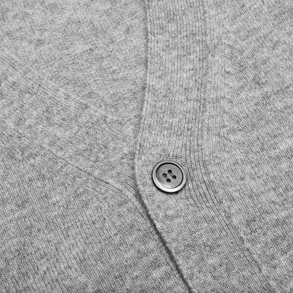 Comme des Garcons PLAY x the Artist Invader Cardigan - Top Grey Male Product Image