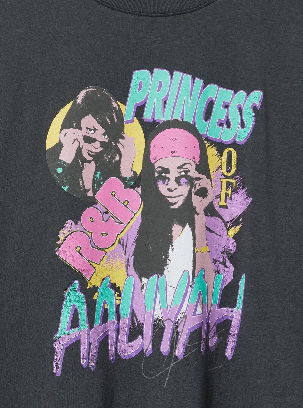 Aaliyah Relaxed Cotton Crew Tee Product Image