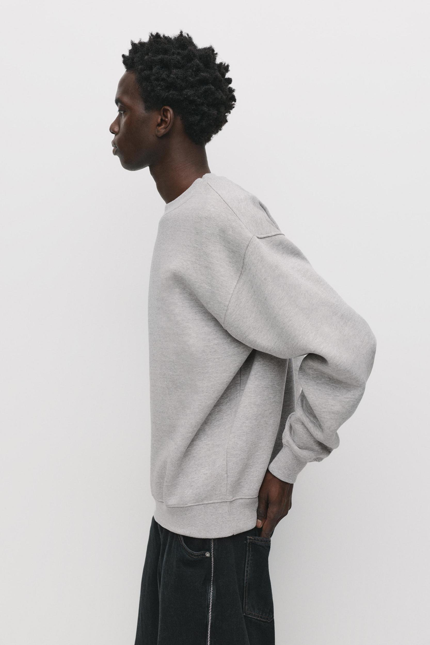 Basic crew neck sweatshirt Product Image