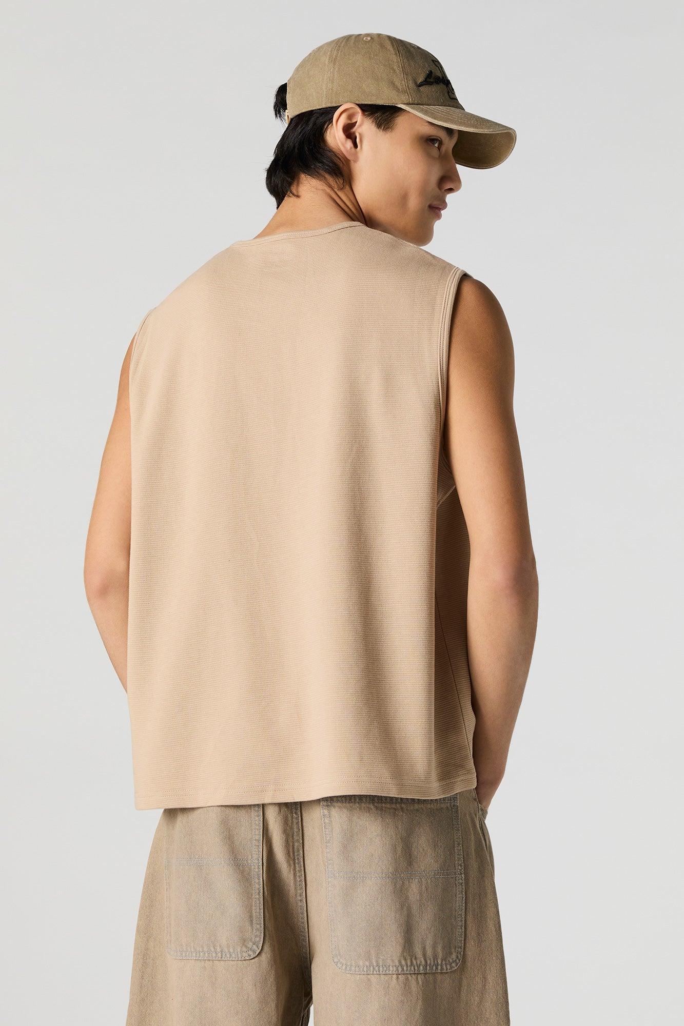 Solid Boxy Tank Male Product Image