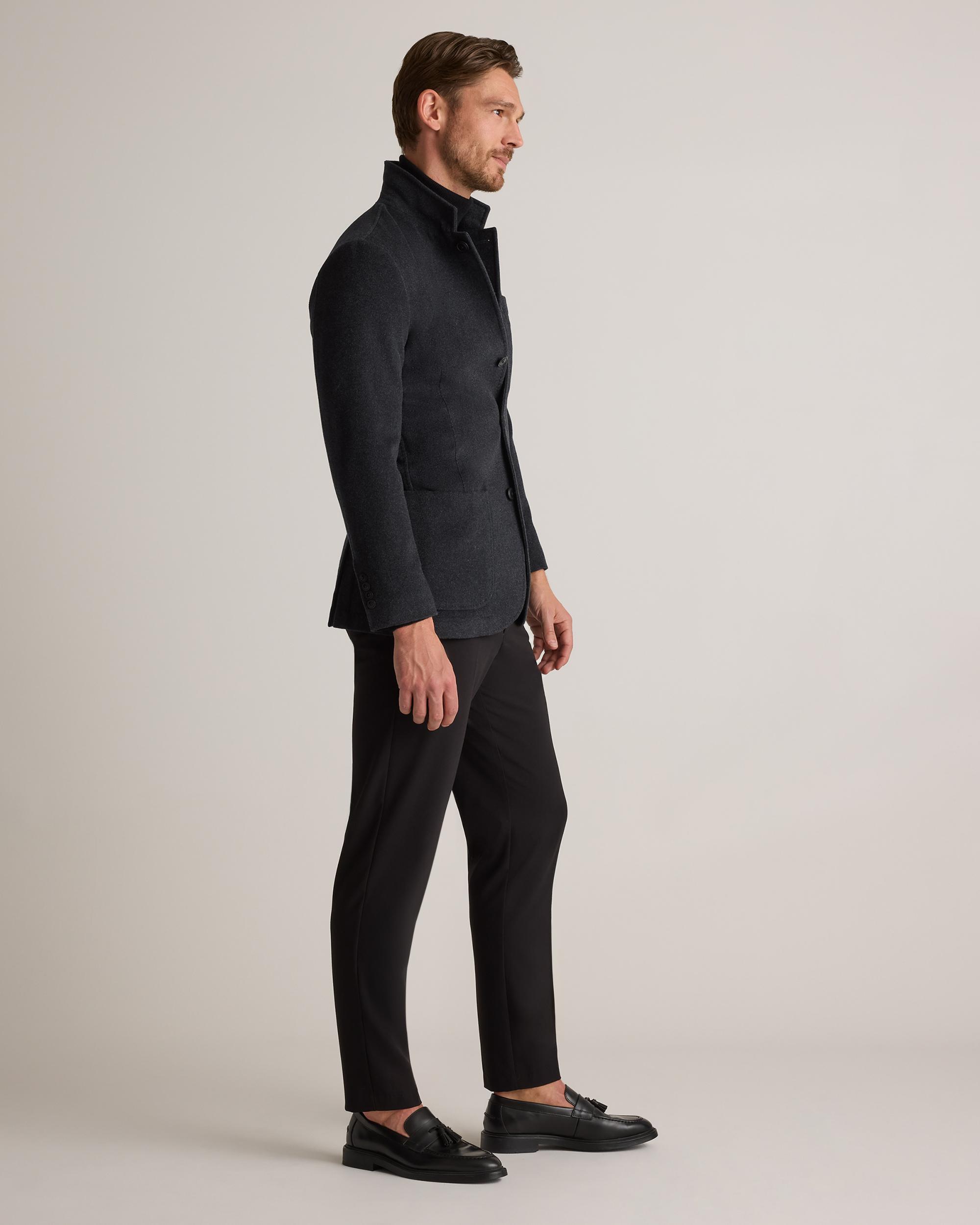 Quince | Men's 100% Mongolian Cashmere Stand Collar Blazer Product Image