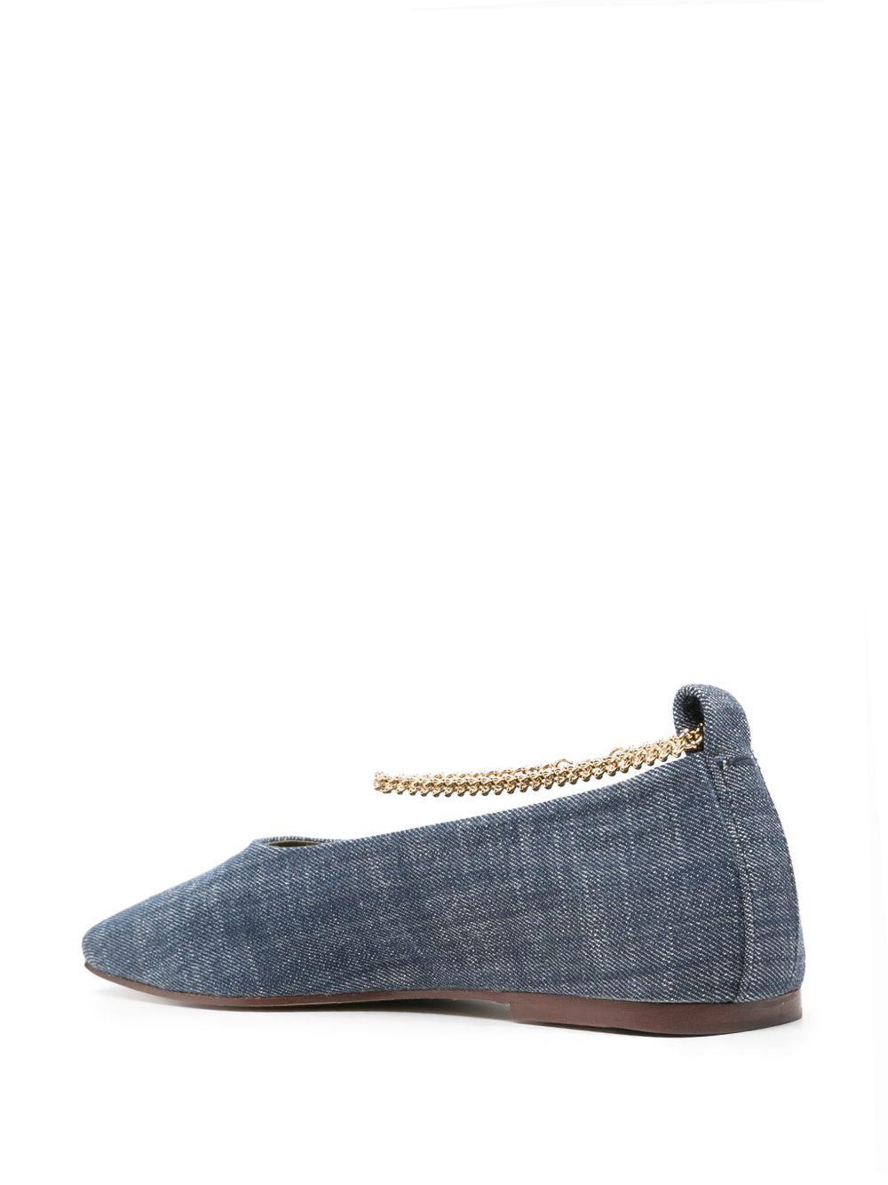Augusta denim ballerina shoes Product Image