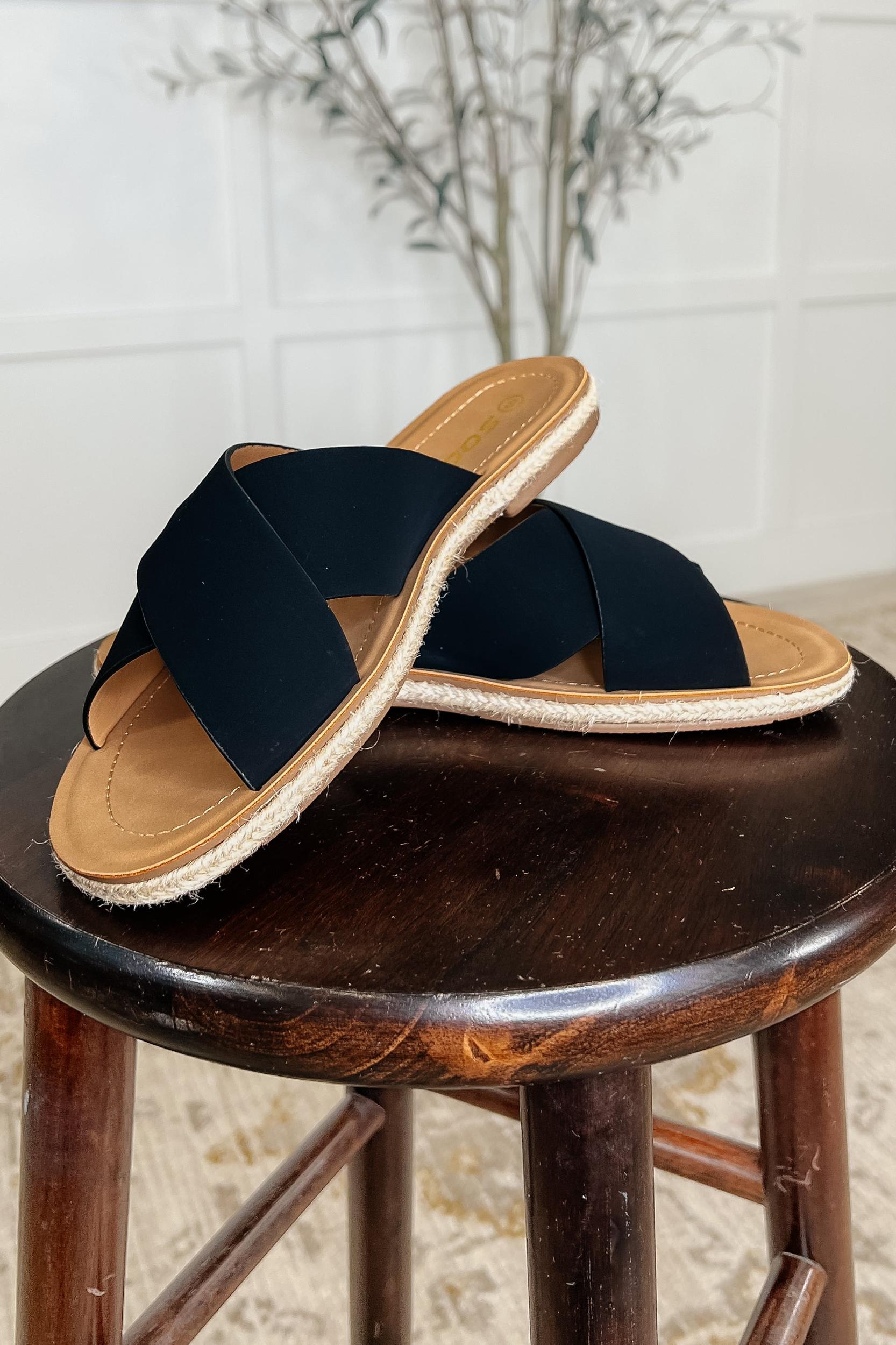 Shore Thing Slip on Sandals in Prism Black Product Image