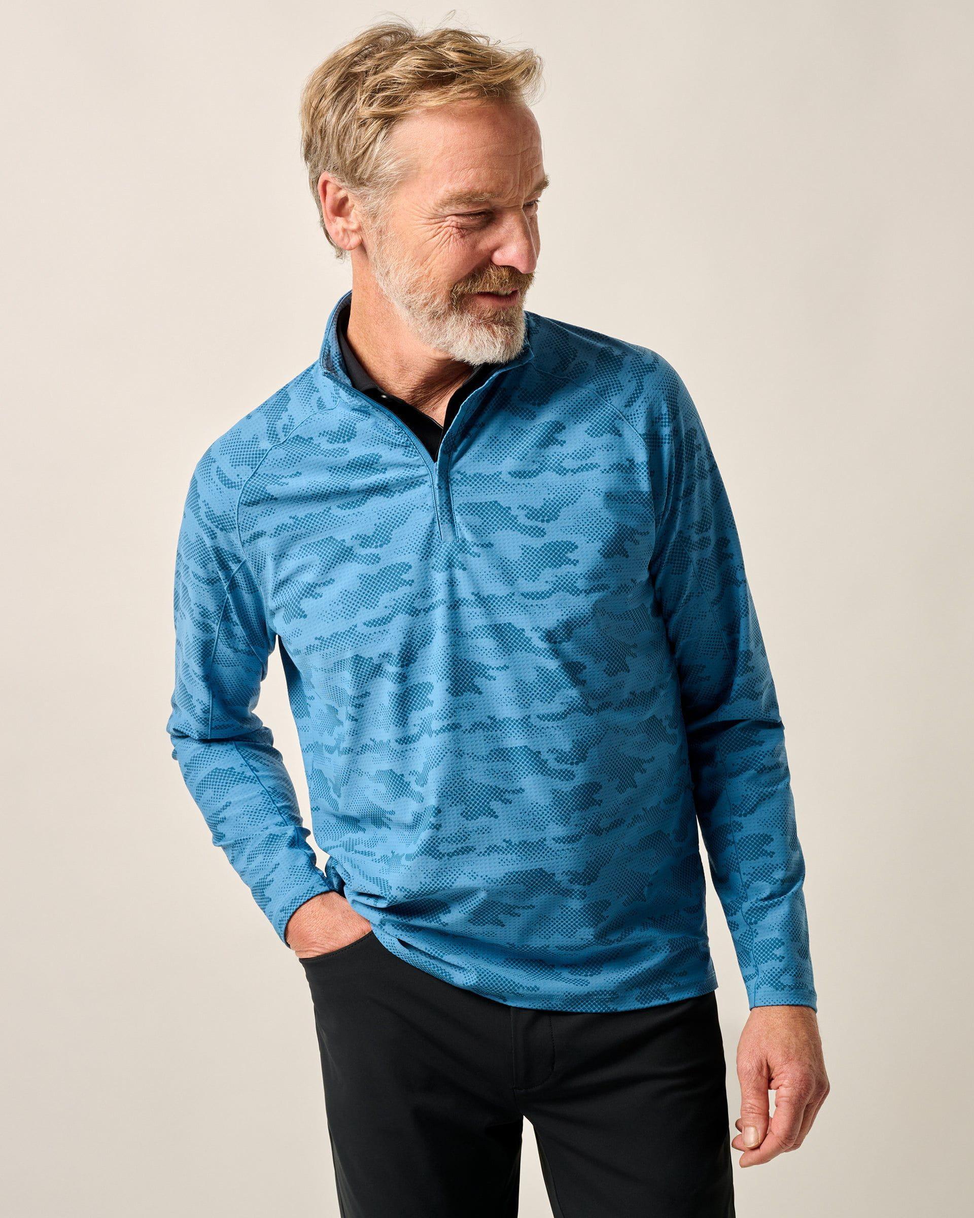 Talbert Camo Performance 1/4 Zip Waffle Pullover Male Product Image