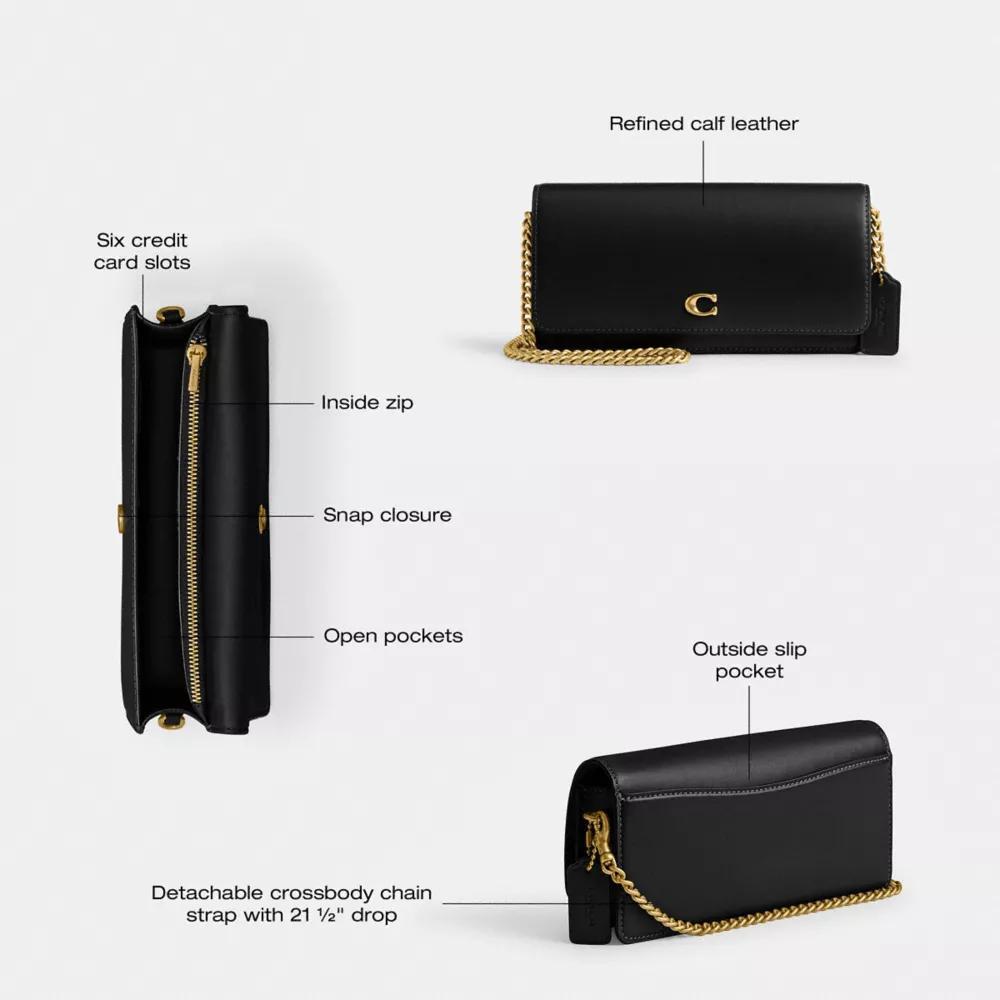 Evie Long Wallet With Chain Product Image