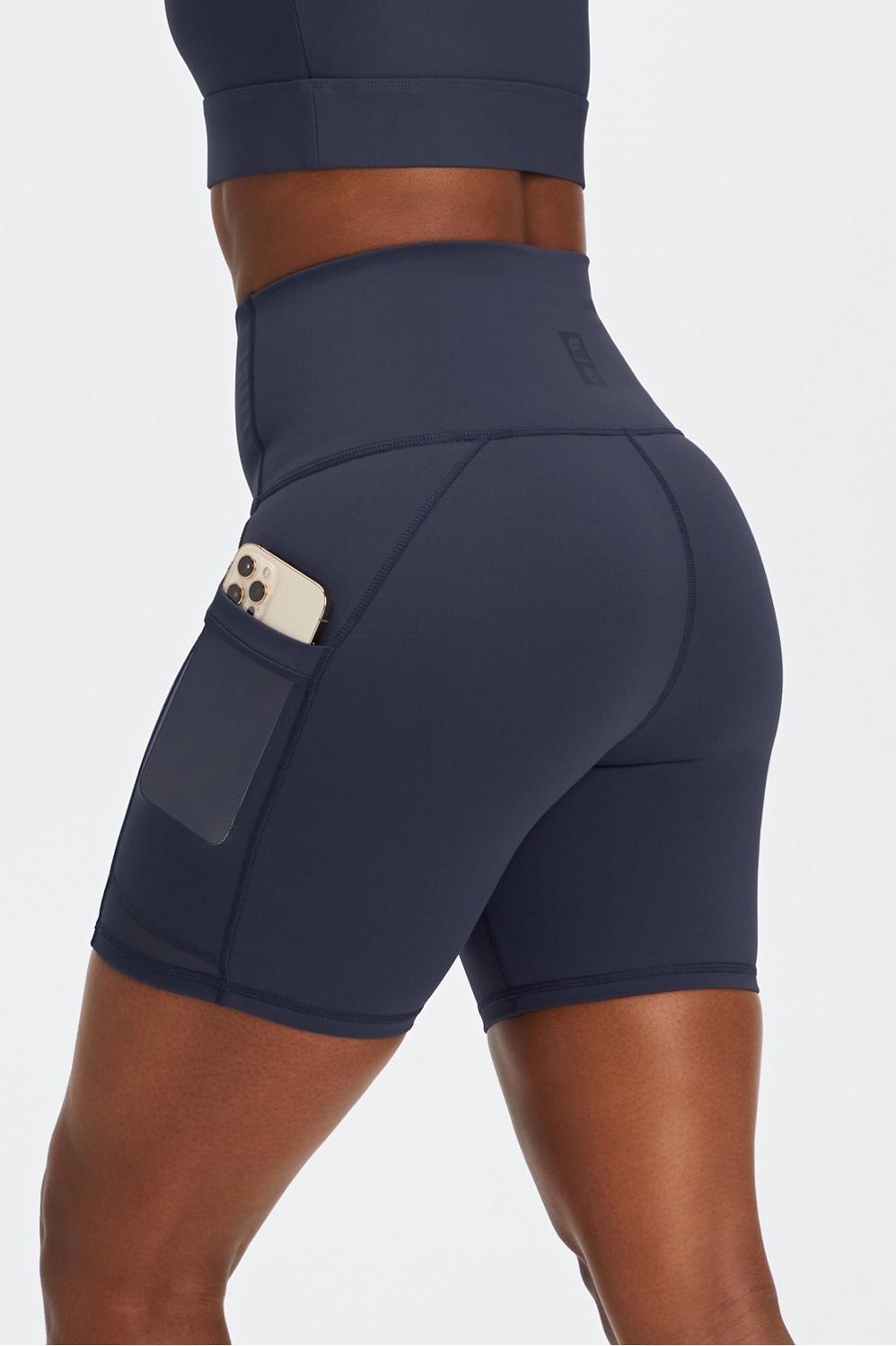 Fabletics Universal Tennis On-The-Go Mesh 6 Short Womens blue plus Size 3X Product Image