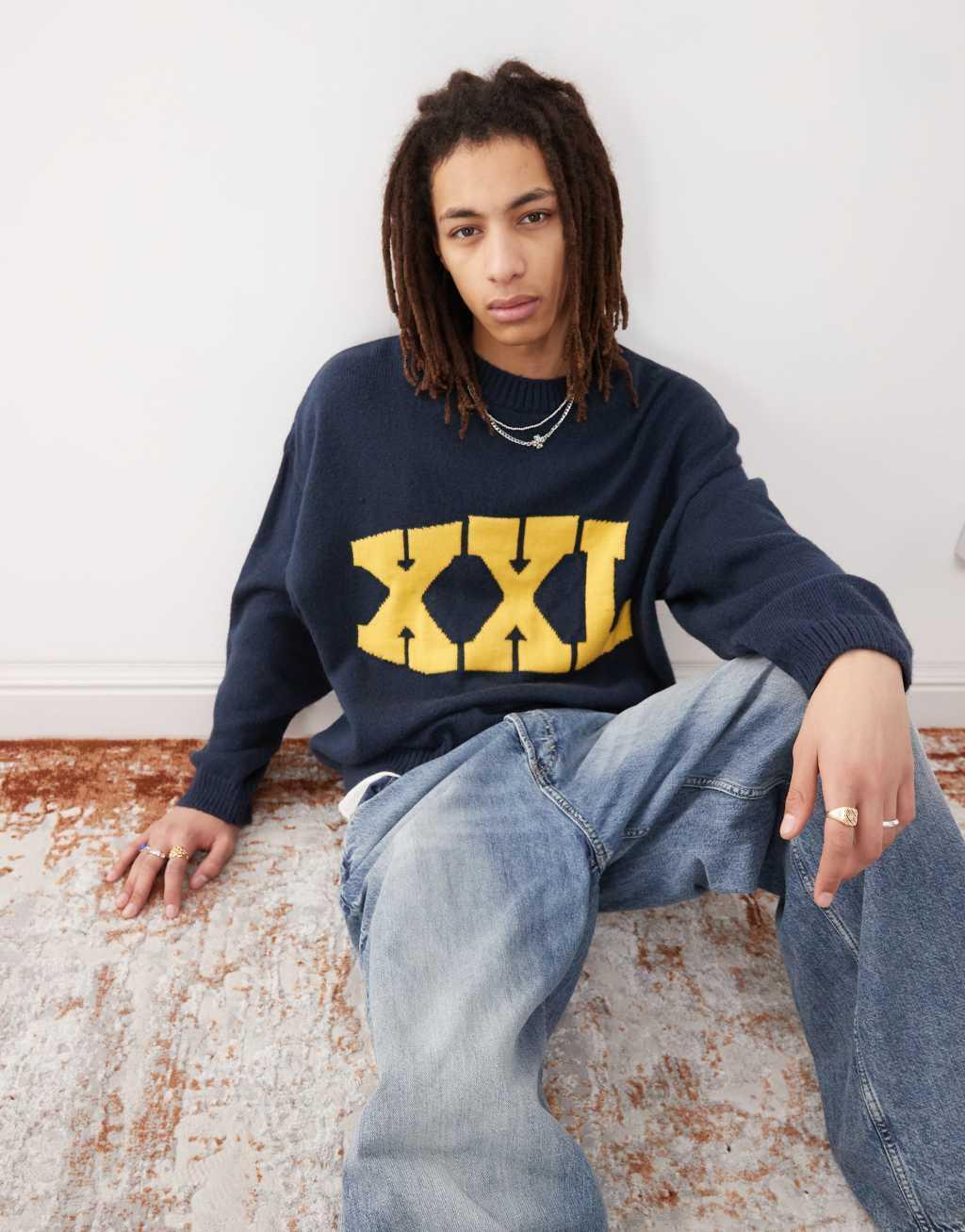 COLLUSION knit XXL sweater Product Image