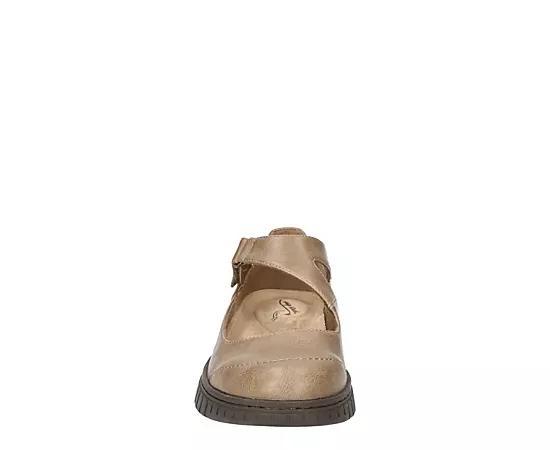 Easy Street Joyful Women's Mary Jane Flats, Size: 6.5 Wide, Brown Product Image