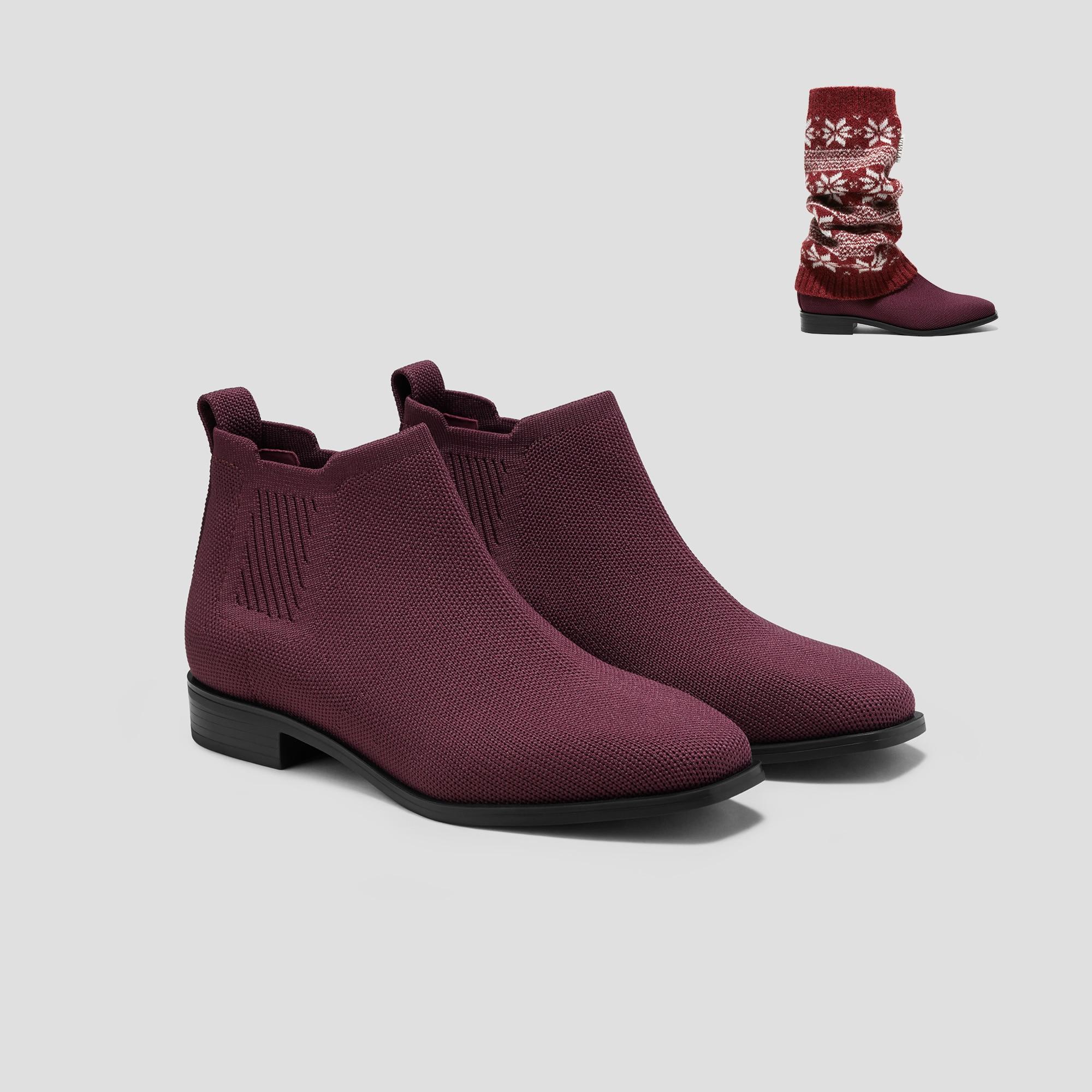 Square-Toe Water-Repellent Ankle Boots (Ryan Pro) Product Image