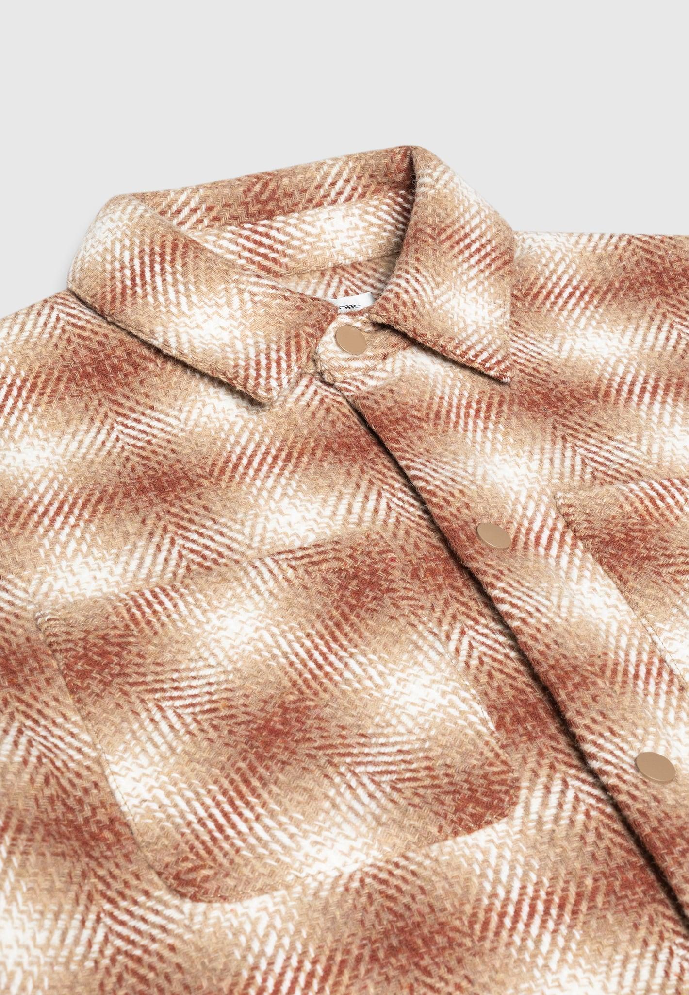 Check Overshirt - Tan / Tan / MAN2871-06 Product Image