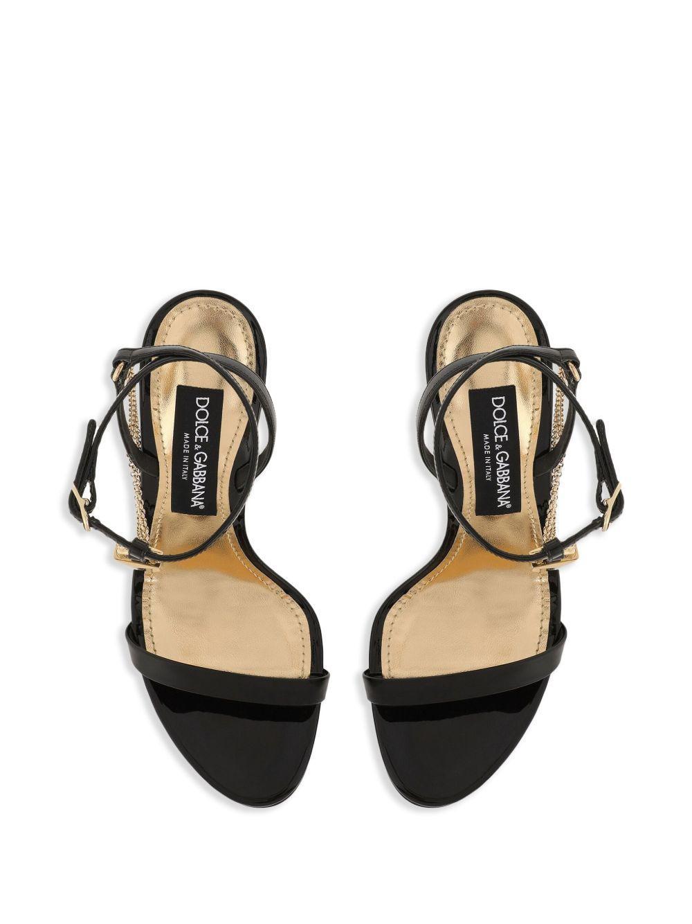 105mm Keira chain-link sandals Product Image