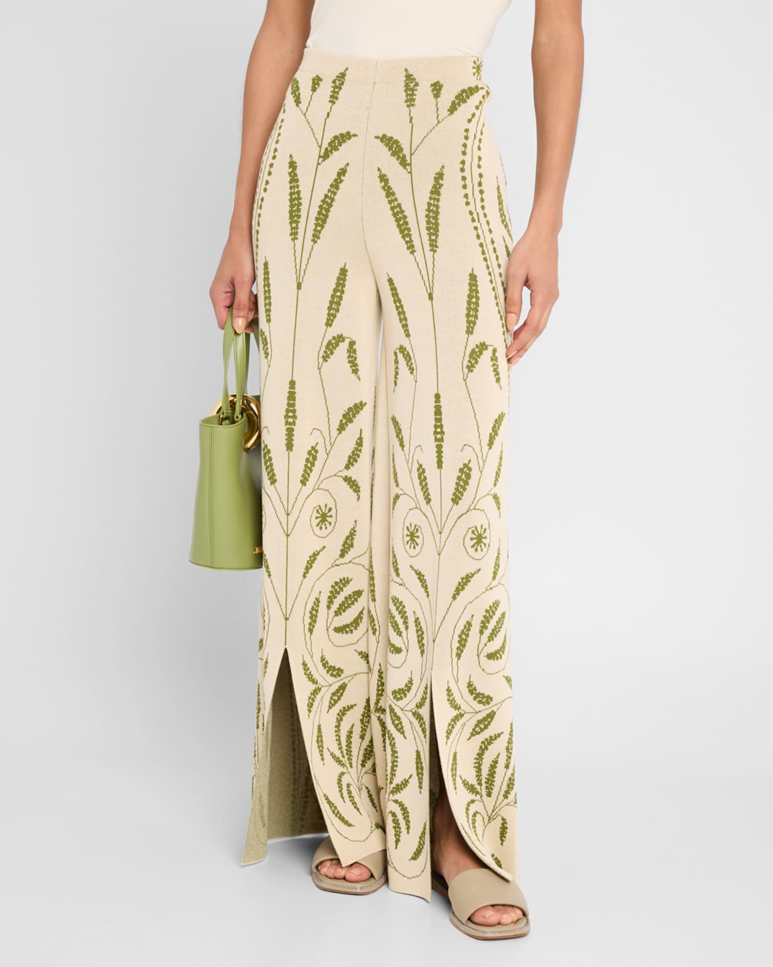 Isolt Botanical Jacquard Knit Vest Product Image