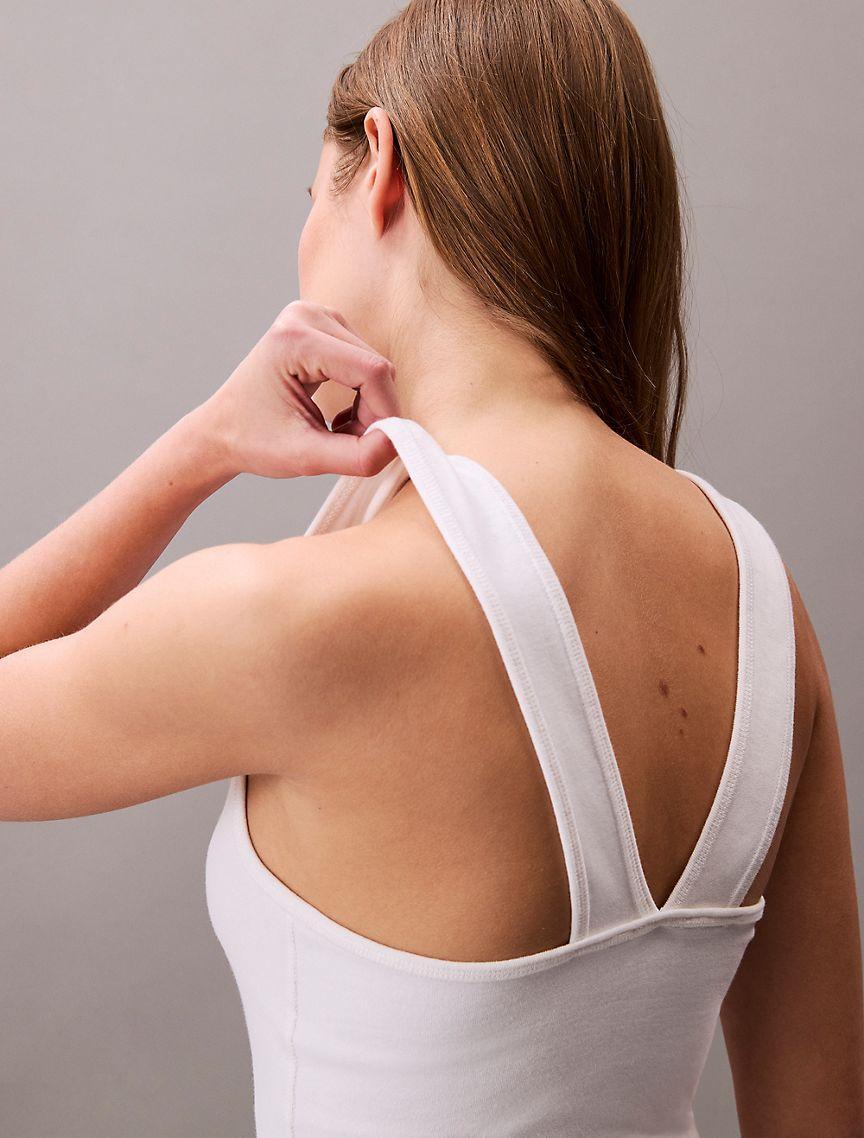 Logo Graphic Ribbed Tank Top Product Image