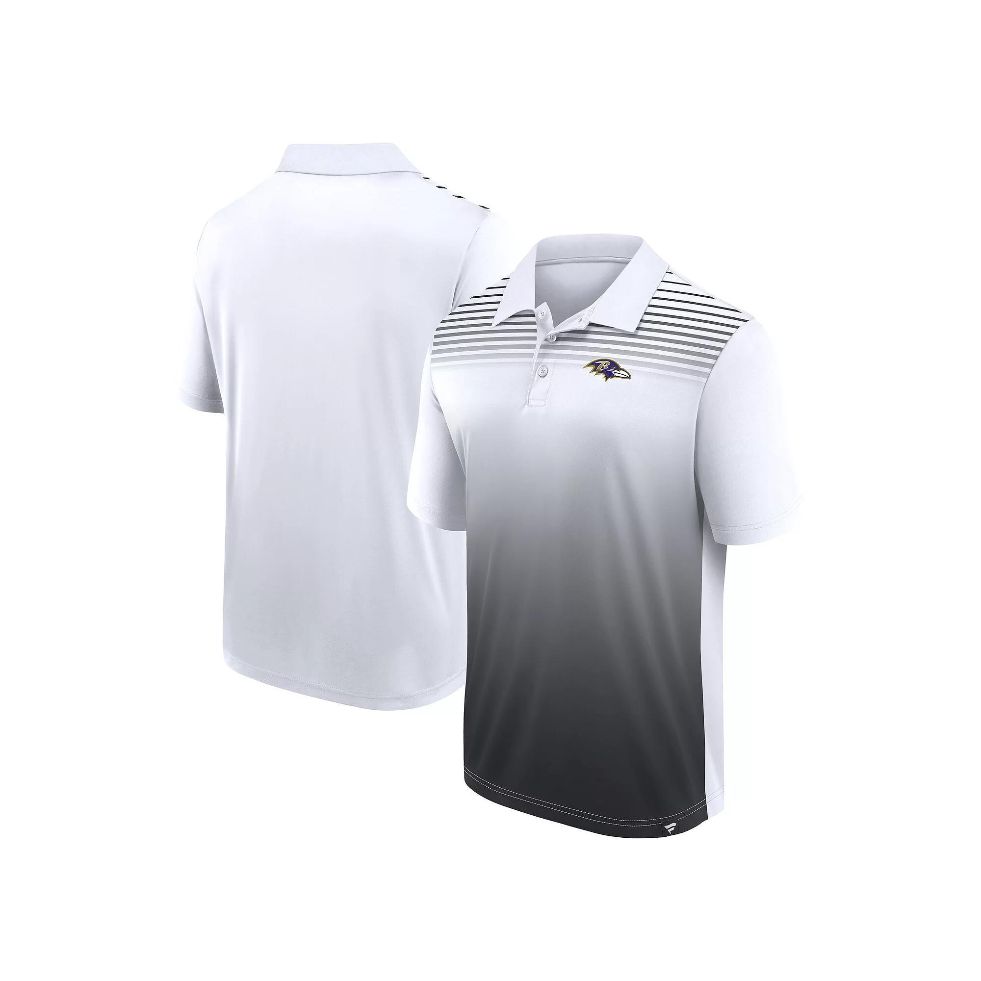 Men's White/Navy Denver Broncos Sandlot Game Polo, Size: 5XL Product Image