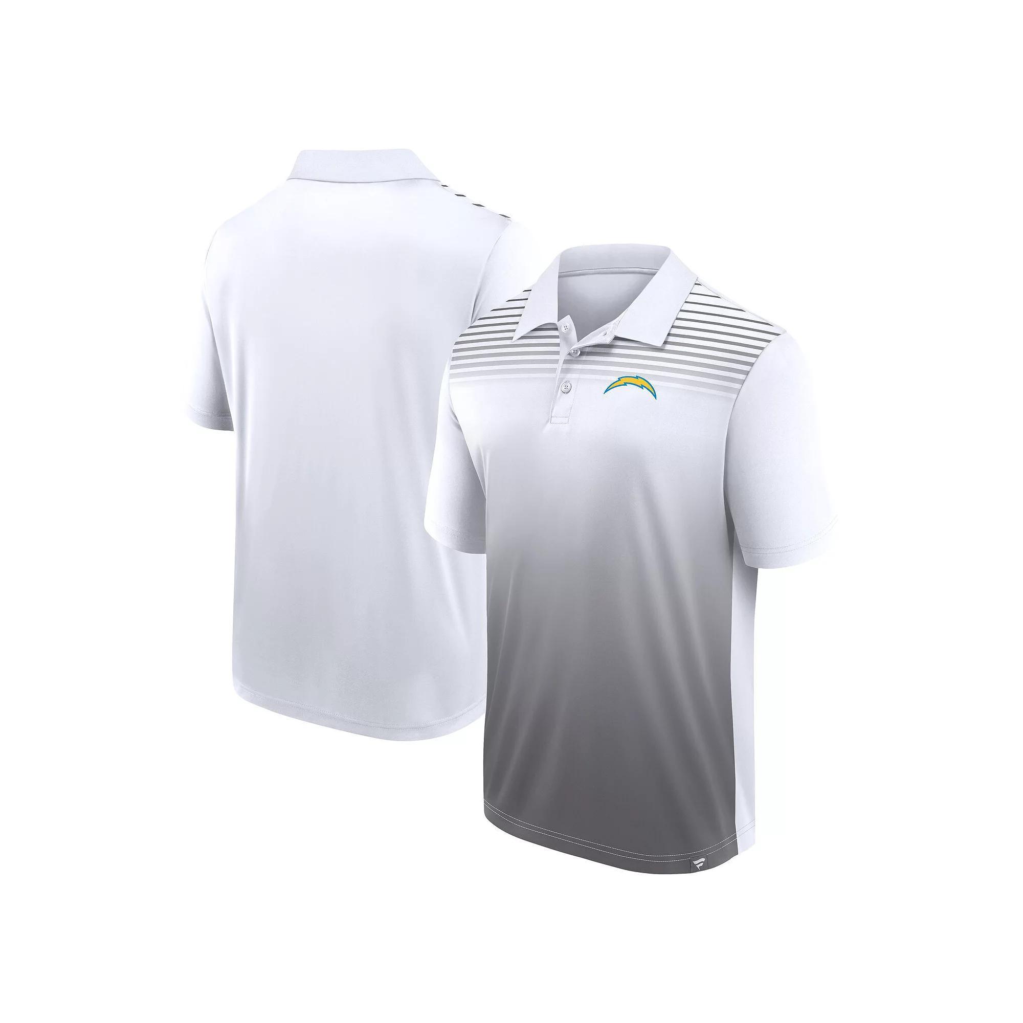 Men's White/Gray Green Bay Packers Sandlot Game Polo, Size: XL Product Image