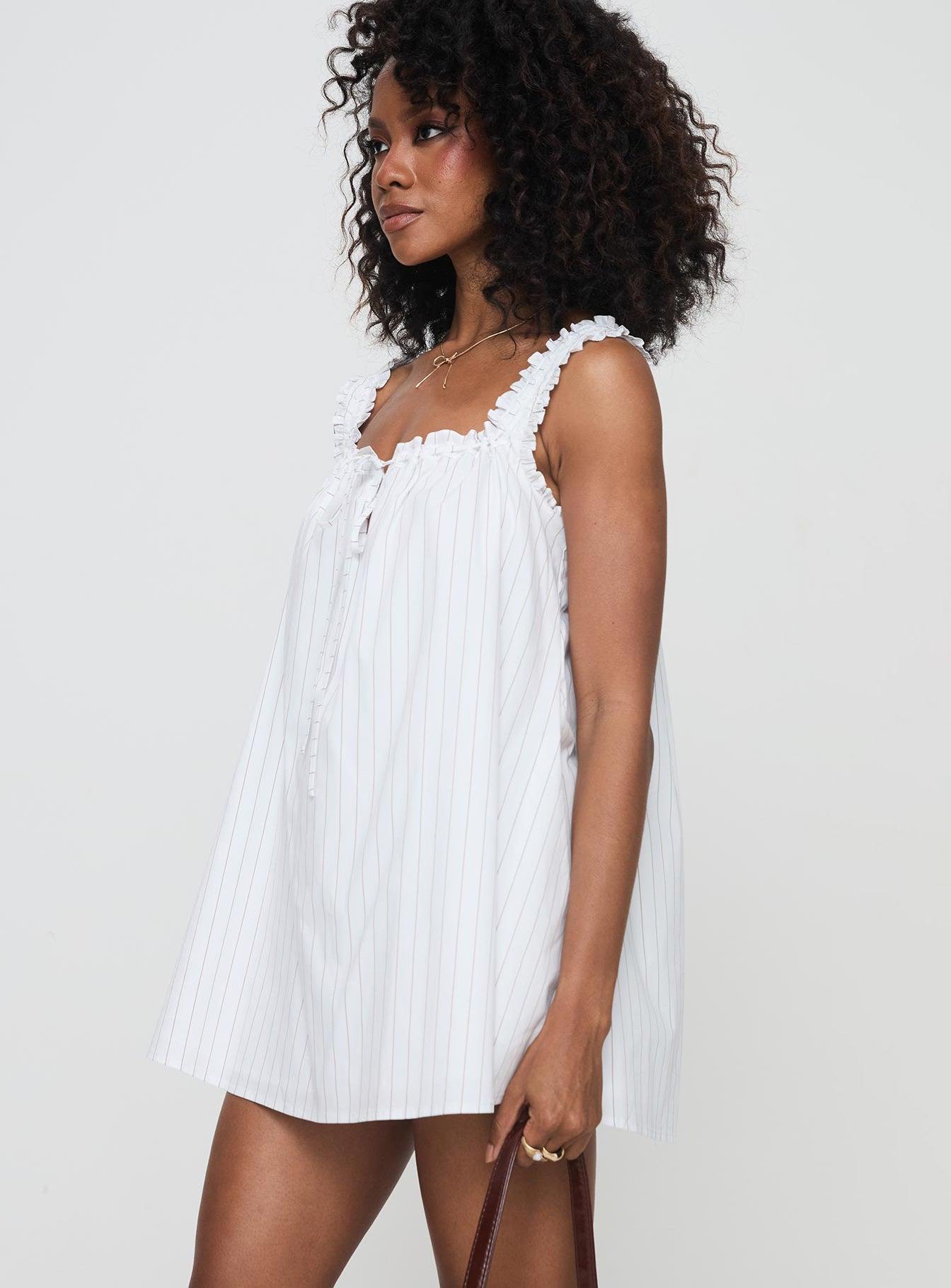 Swing Mini Dress Stripe Product Image