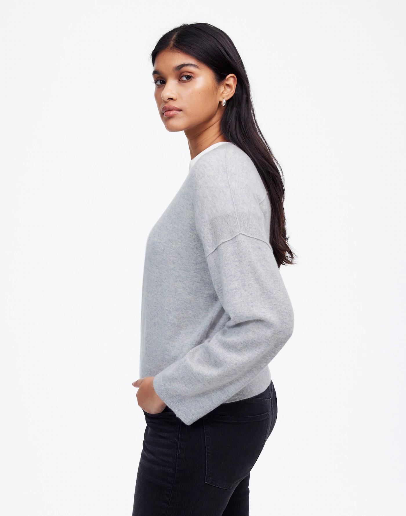 Cashmere Boxy Sweater Product Image
