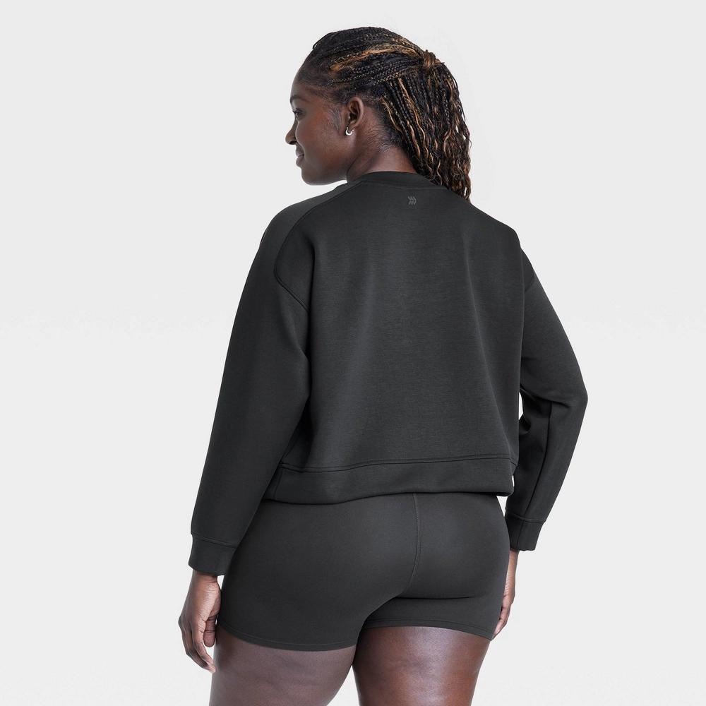 Women's Airy Sleek Crewneck Sweatshirt - All In Motion™ Product Image