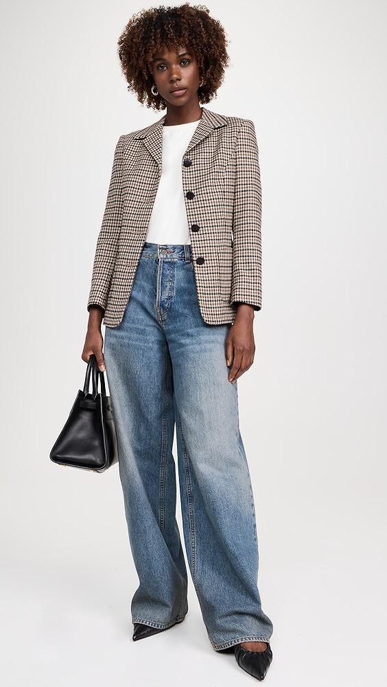rag & bone Drew Italian Houndstooth Blazer | Shopbop Product Image
