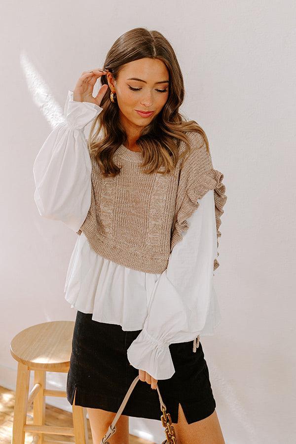 Cottage Charm Knit Top Product Image