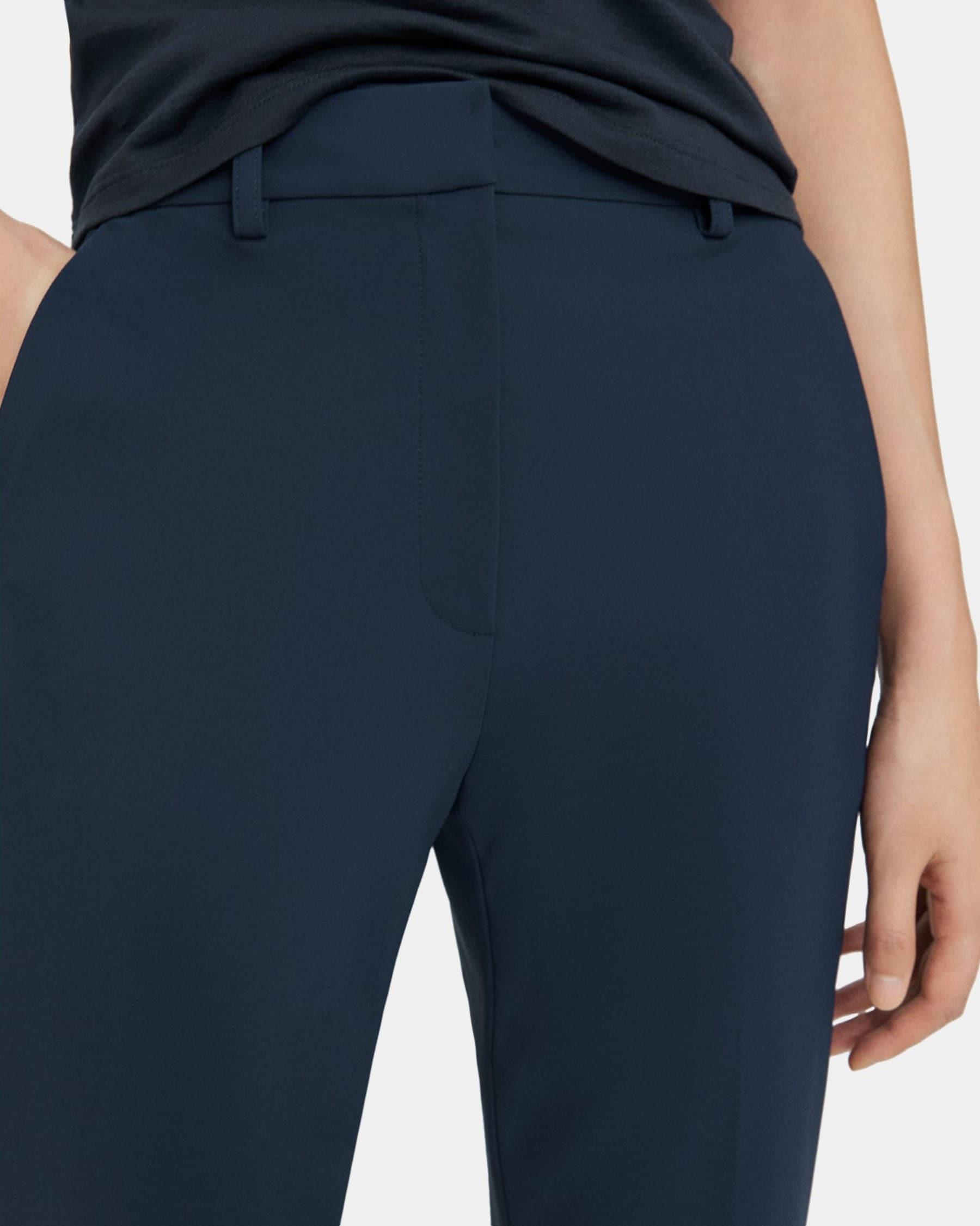 Cropped High-Waist Pant in Performance Knit Product Image