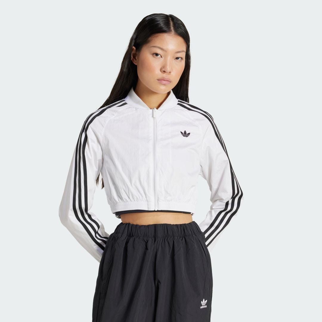 Adidas Womens Originals adicolor Teamgeist Crop Track Top Product Image