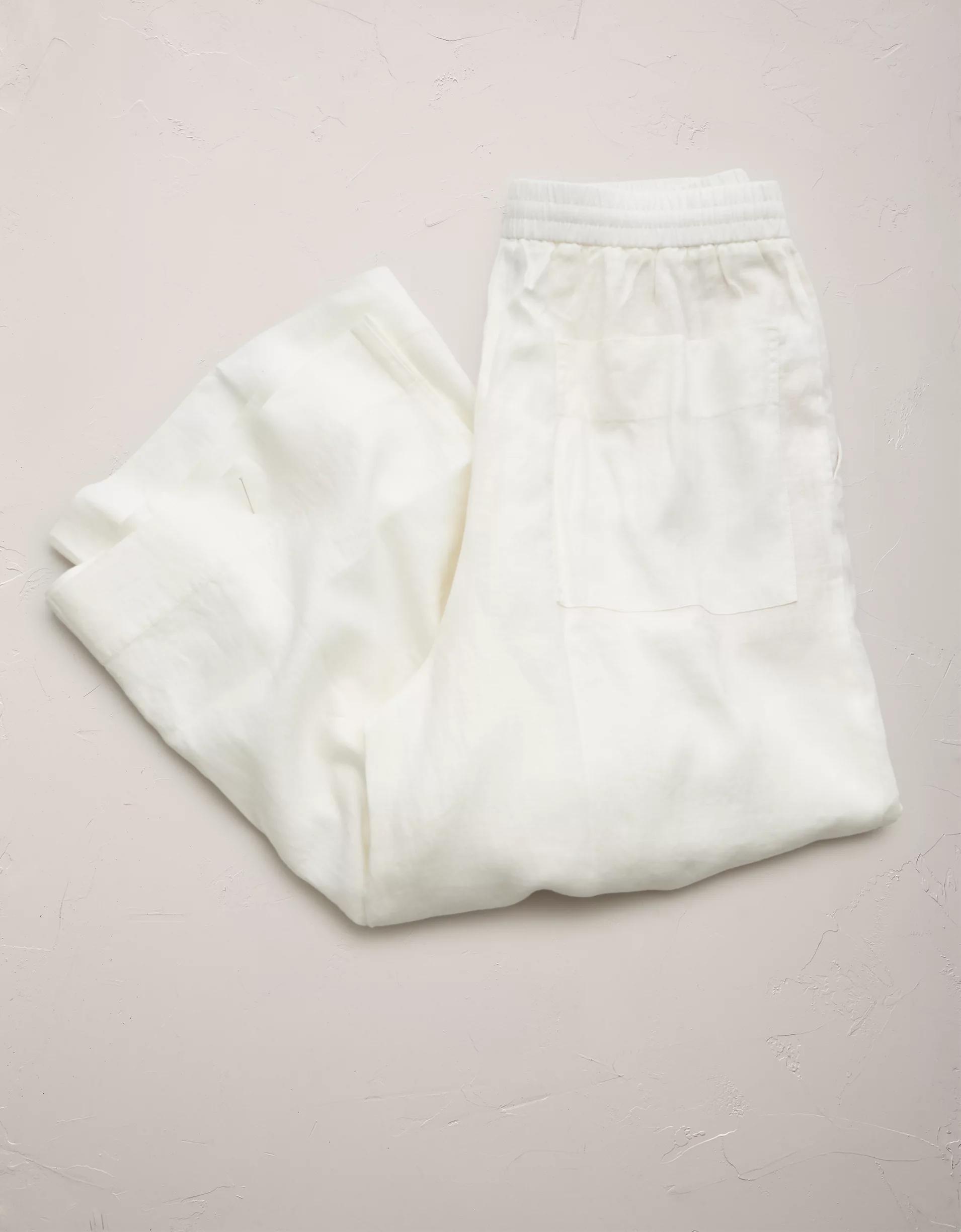 AE77 Premium Pull-On Linen Pant Product Image