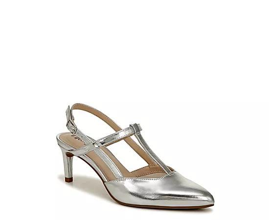LifeStride Aire Women's Slingback Heels, Size: 10 Wide, Silver Product Image