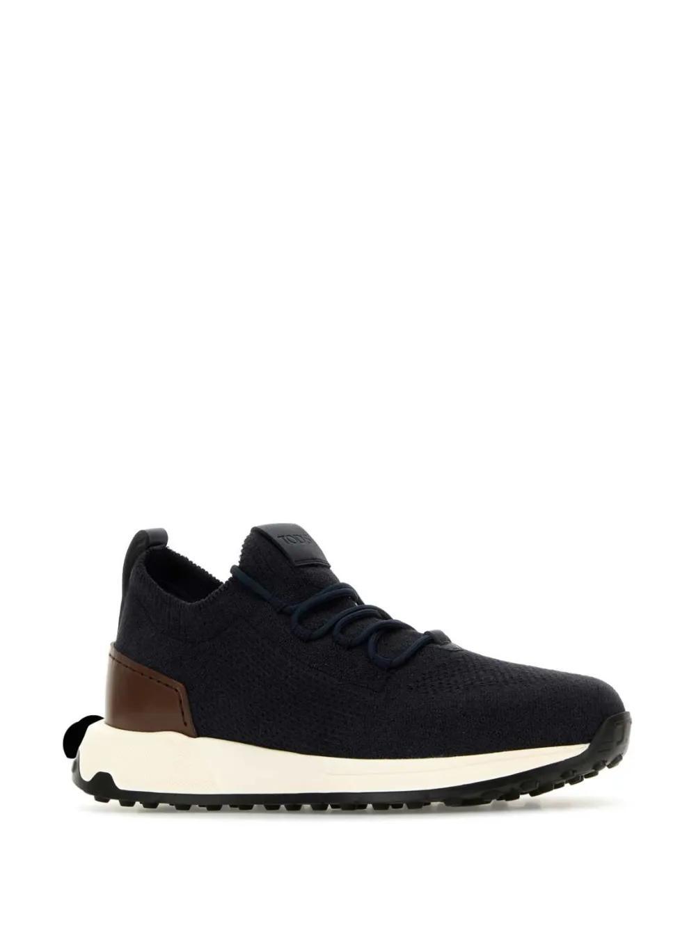 TOD'S Midnight Blue Fabric Slip-ons For Men In Navy Product Image
