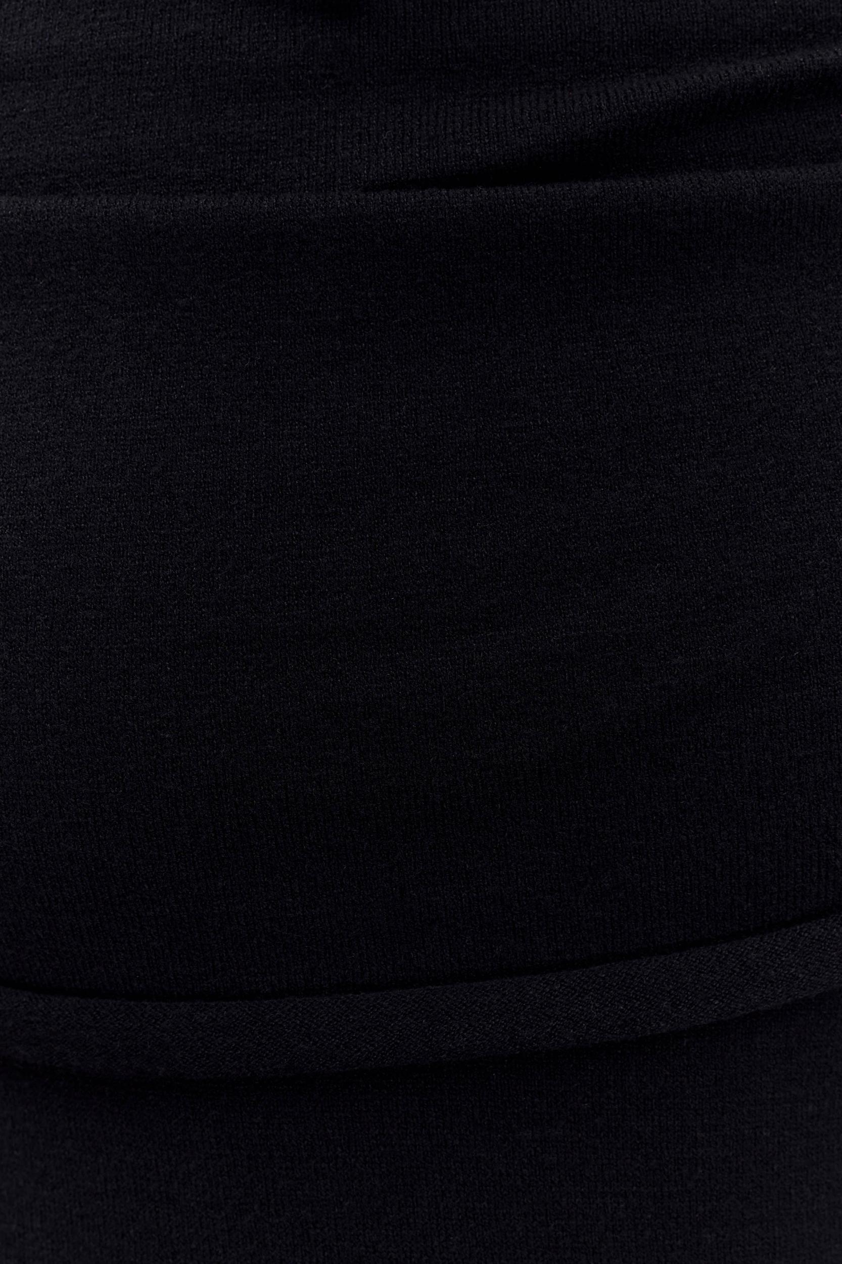 Georgiana Off Shoulder Knit Midi Dress - Black Product Image