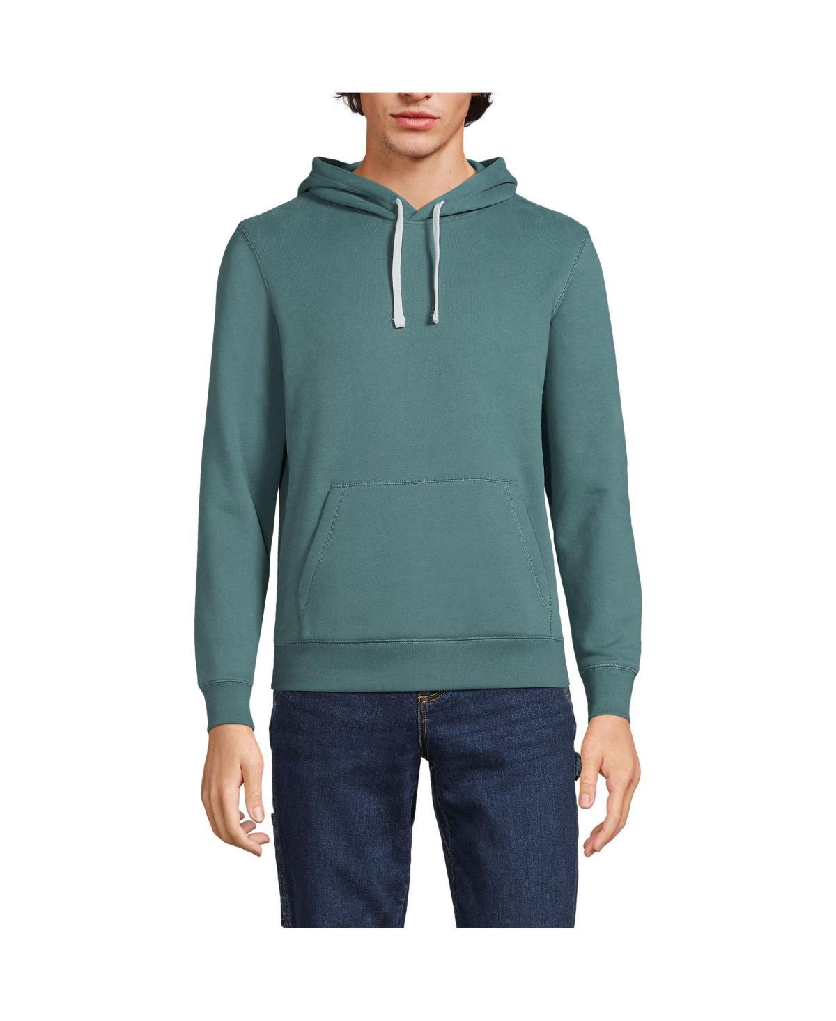 Men's Lands' End Serious Sweaters Pullover Hoodie, Size: XXL, Radiant Blue Product Image