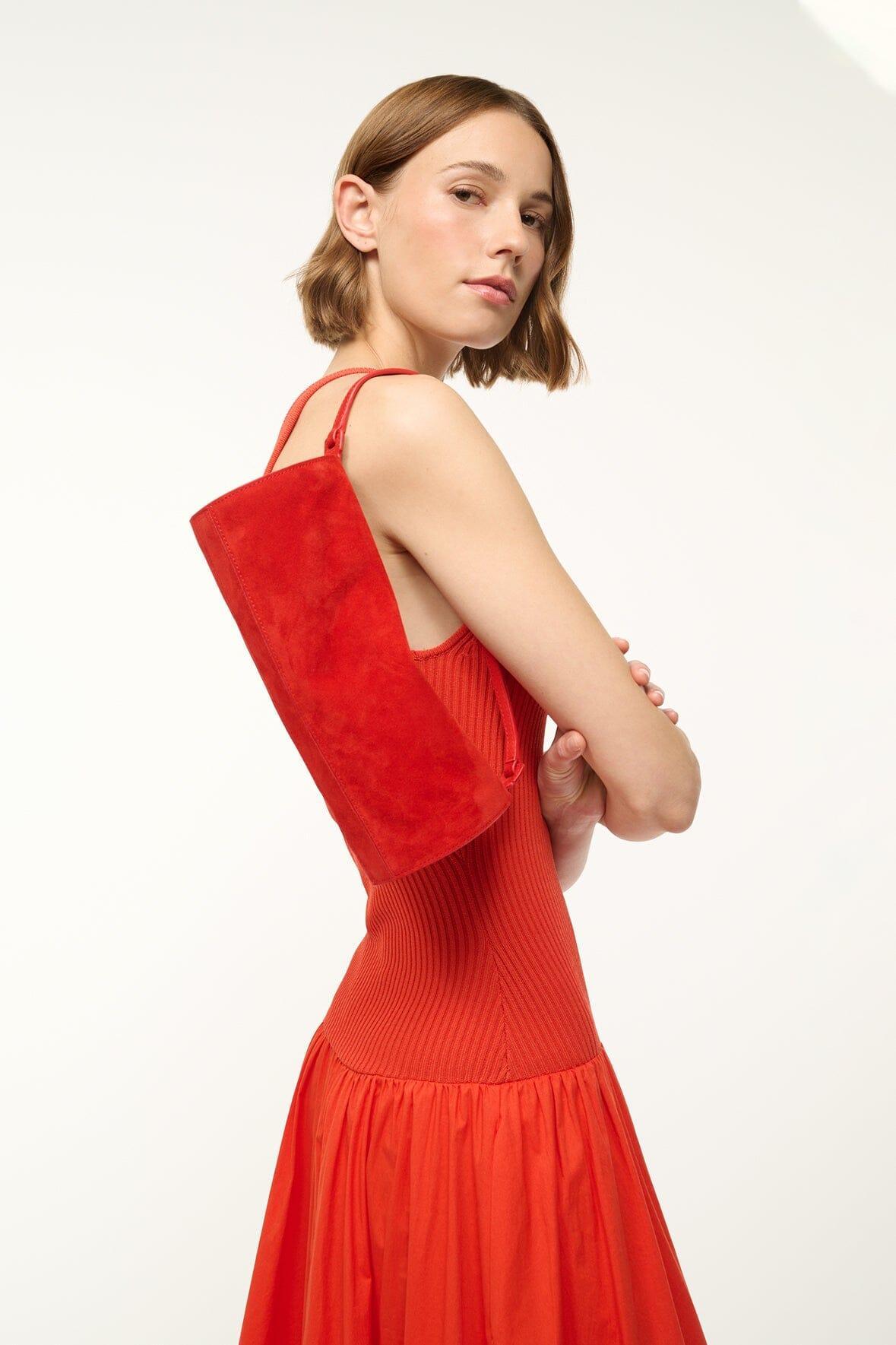 MINI TARU BAG | RED ROSE SUEDE Product Image