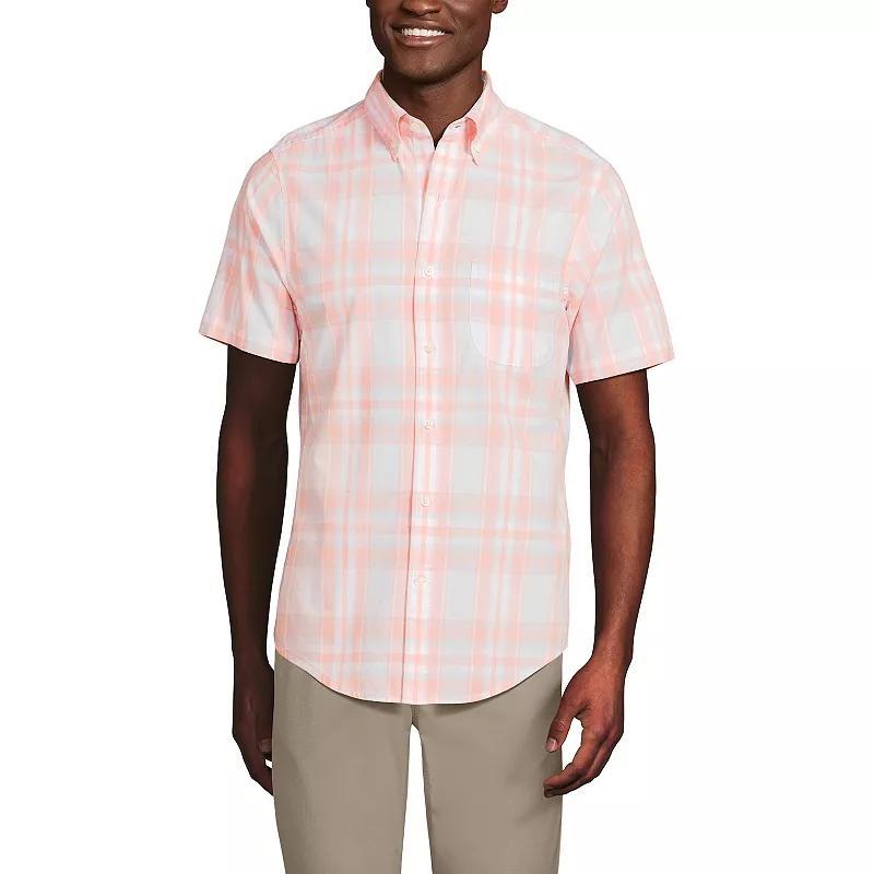 Mens Lands End Traditional-Fit Essential Lightweight Poplin Button-Down Shirt Product Image