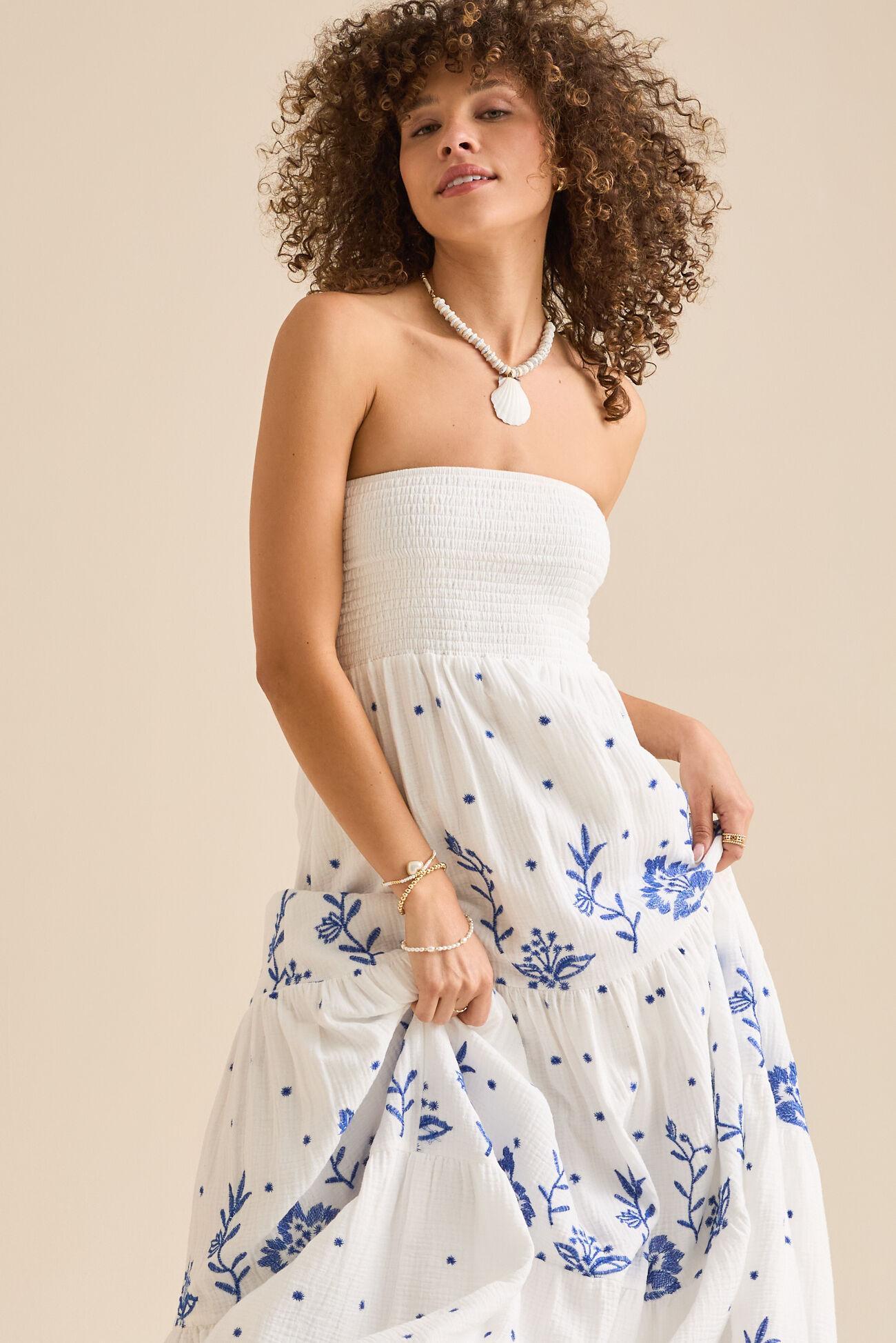 Melanie Strapless Maxi Dress Product Image