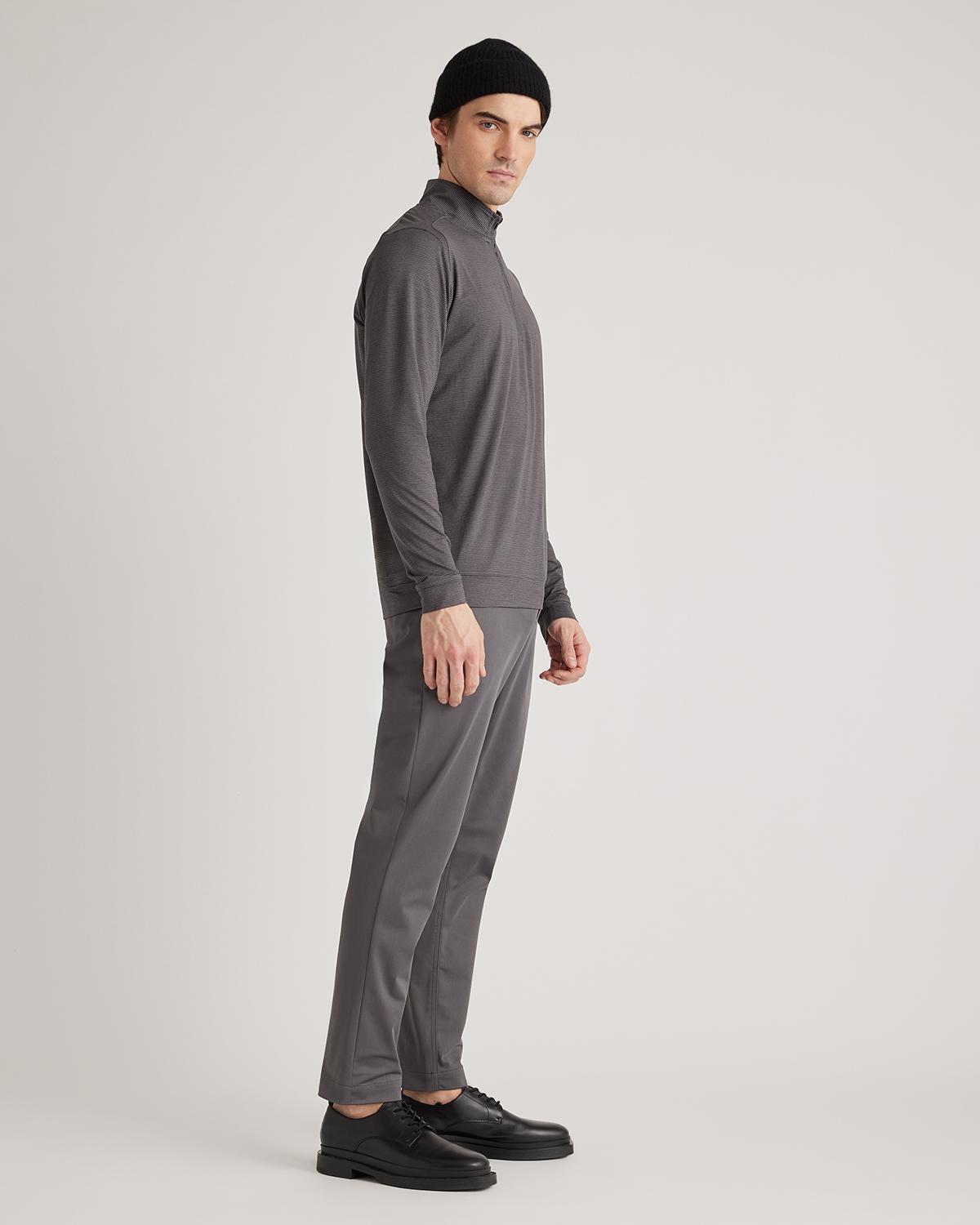 Quince | Men's Performance Jersey Golf Quarter Zip Sweaters Recycled Polyester Product Image
