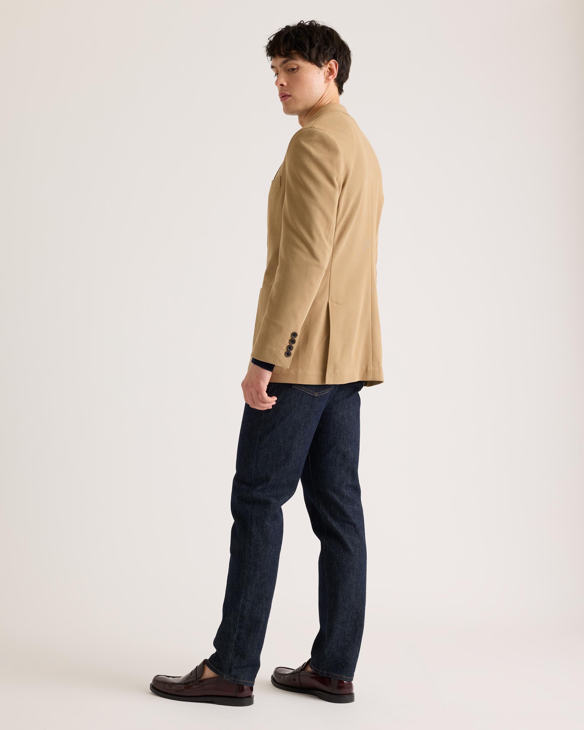 Quince | Men's Cotton Pique Knit Blazer Size XL, Organic Cotton Product Image