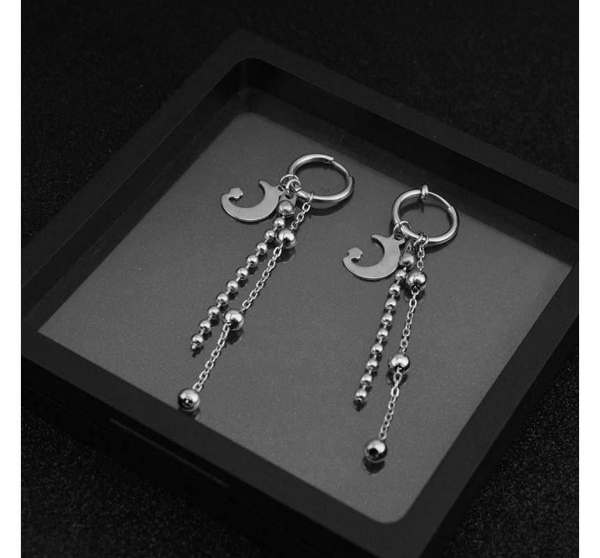 Moon Chain Tassel Earring / Clip-On Earring Product Image