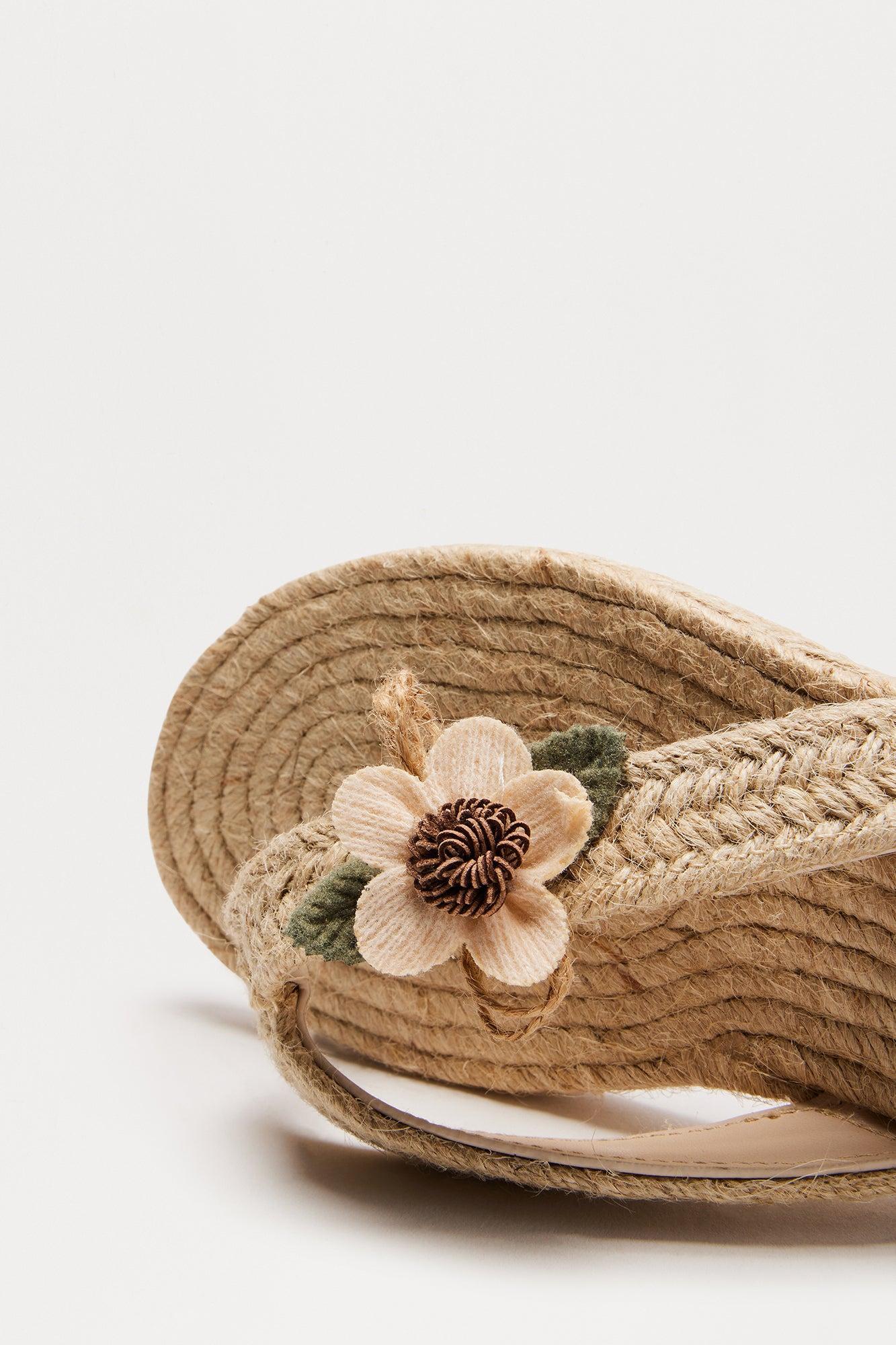 Makoa Jute Sandals - Cream/combo Product Image