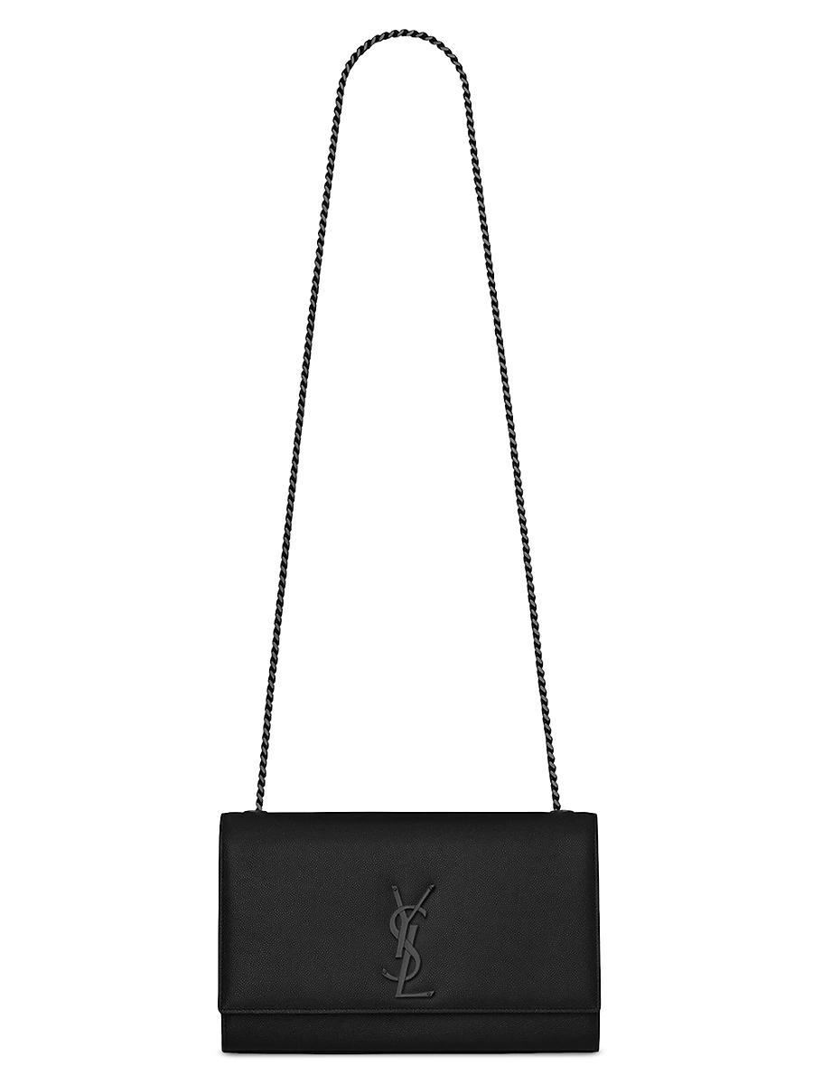 Womens Medium Kate Grained Leather Shoulder Bag Product Image