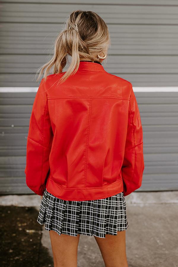 Venture Out Faux Leather Jacket Product Image