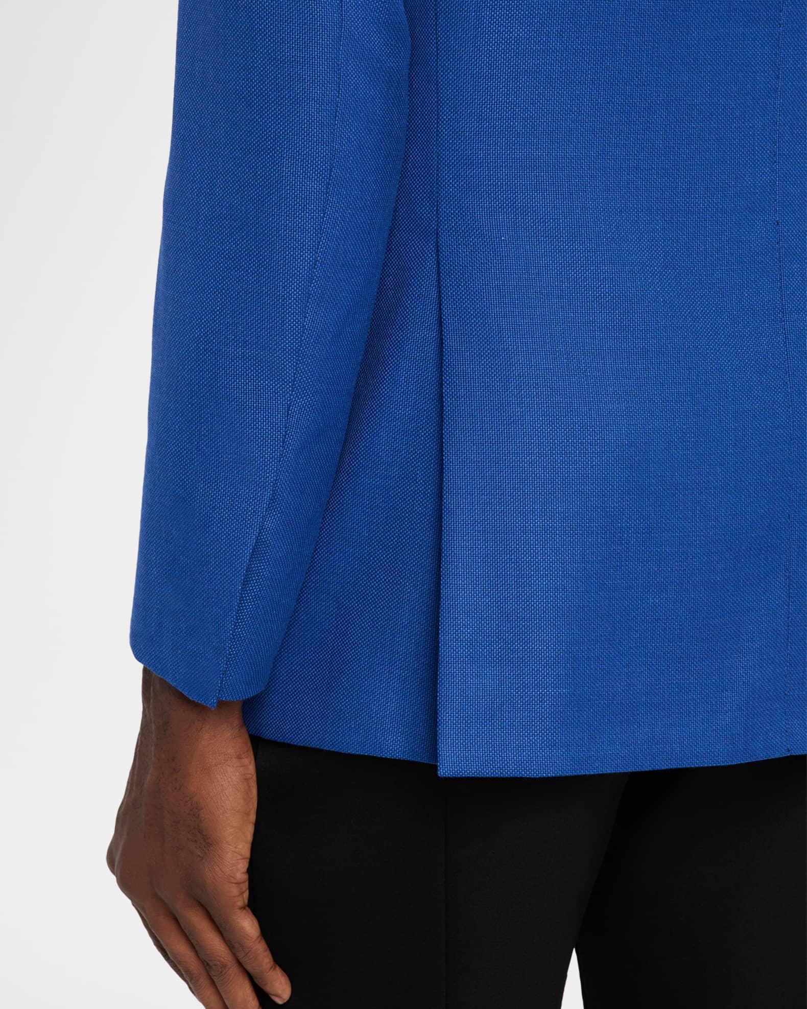 Men's Wool Tailored-Fit Single-Breasted Blazer Product Image