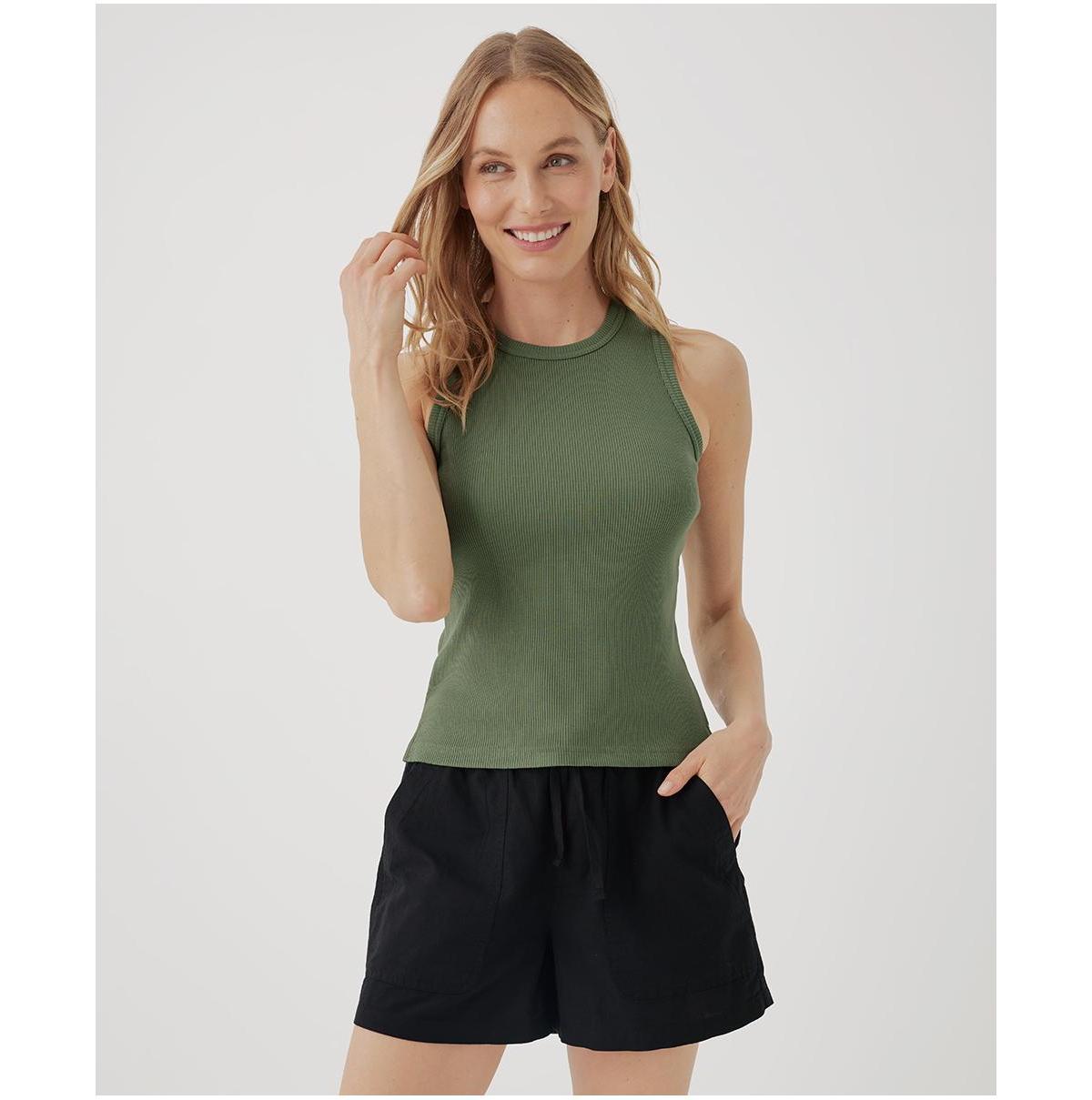 Womens Favorite Rib Racerback Tank 2XL Product Image
