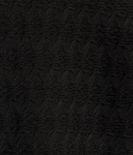 Allison Daley Plus Size 3/4 Sleeve Open-Front Wave Knit Cardigan Product Image