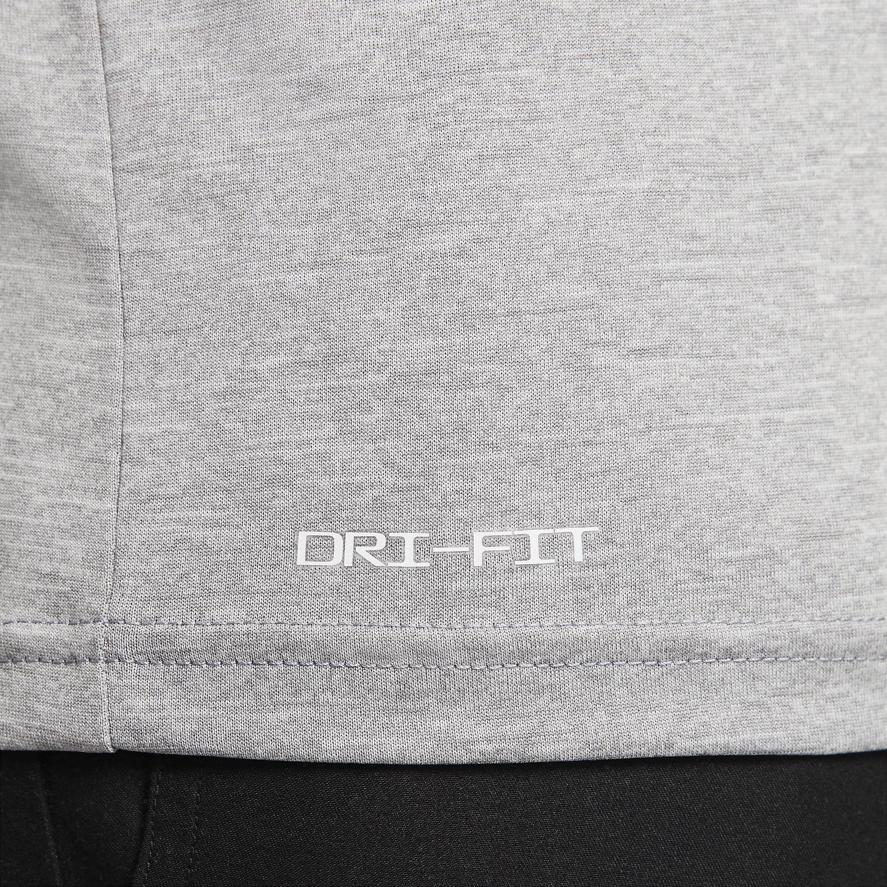 Nike Men's Heathered Short-Sleeve Hydroguard Swim Shirt Product Image